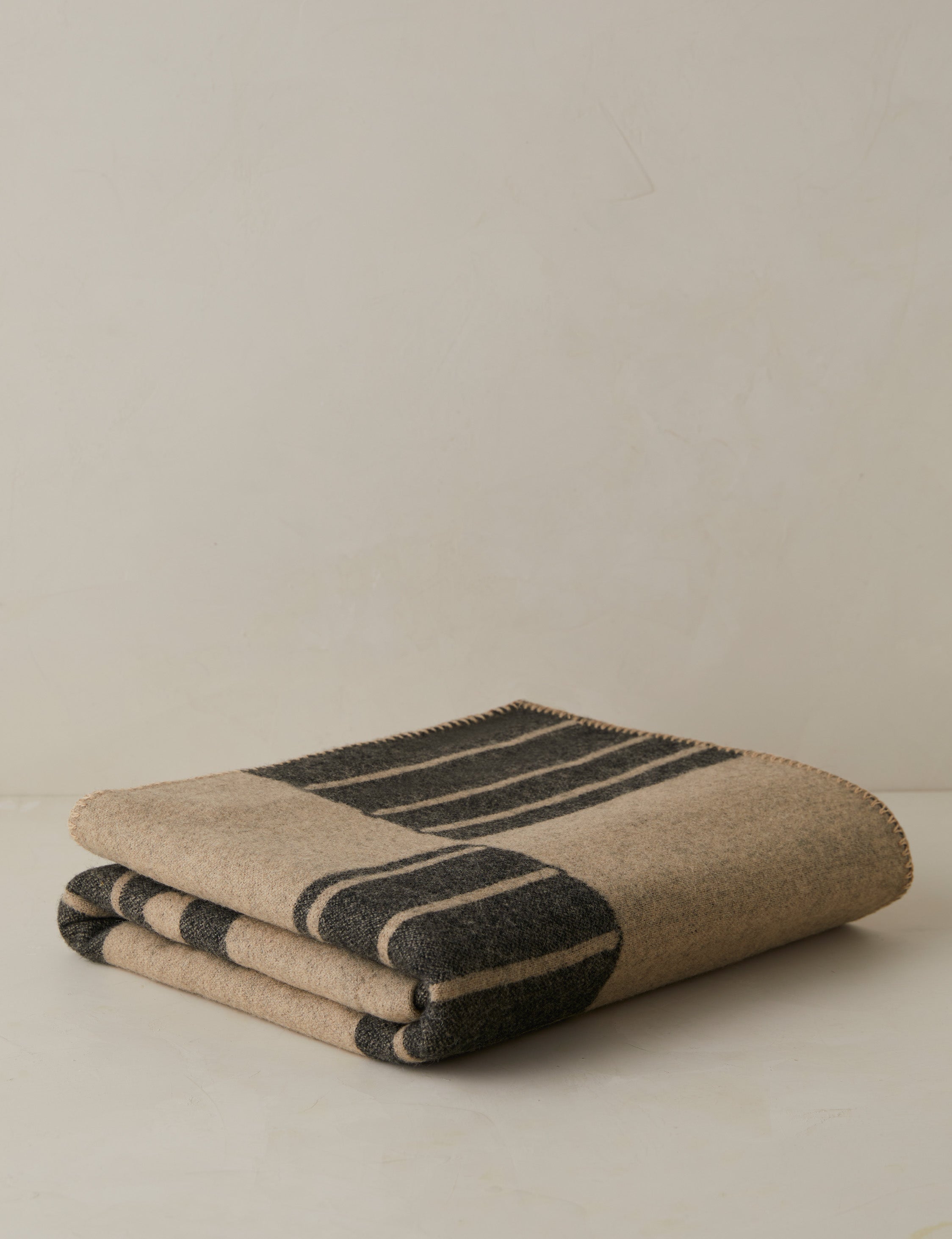Reversible Checkered Wool Throw Blanket by Sarah Sherman Samuel - Cozy & Stylish for Sofa, Bed, or Home Decor