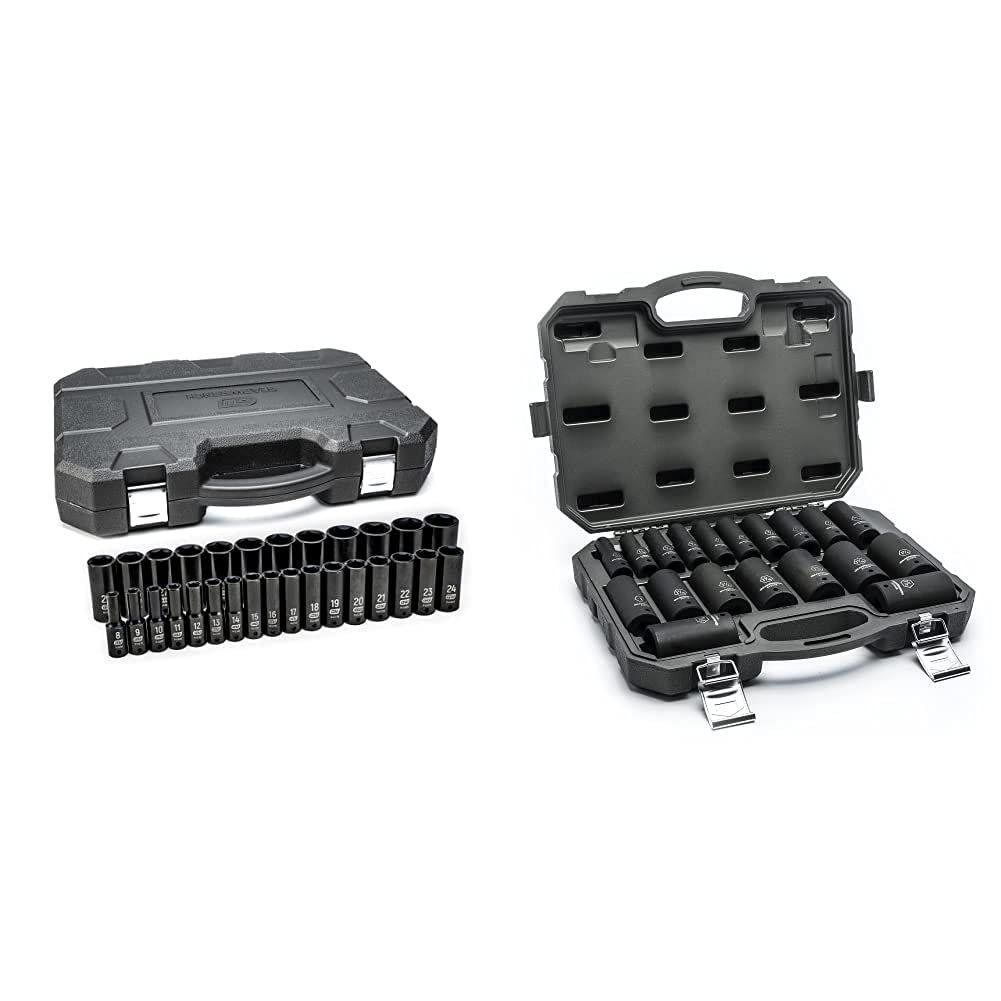 GEARWRENCH 29-Piece Metric & 19-Piece SAE 1/2