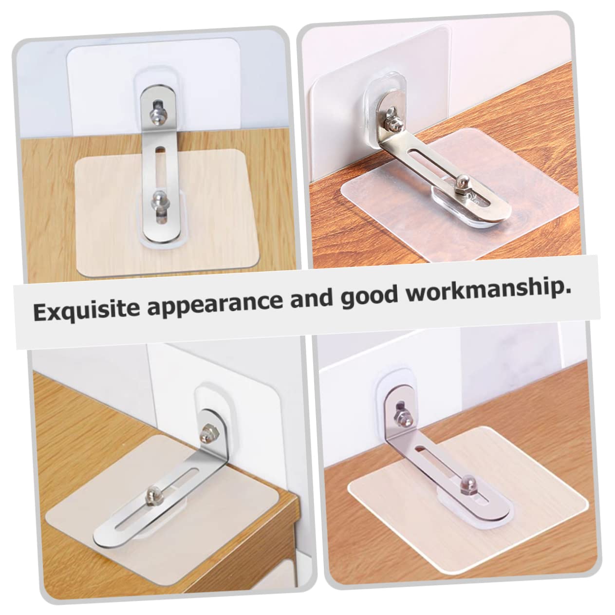 Heavy Duty Adhesive Furniture Anchors for Child Safety - ORFOFE Toddler Proofing Locks Secures Cabinets, Dressers & Bookshelves to Wall | Perfect for Baby Proofing Homes & Daycare Centers