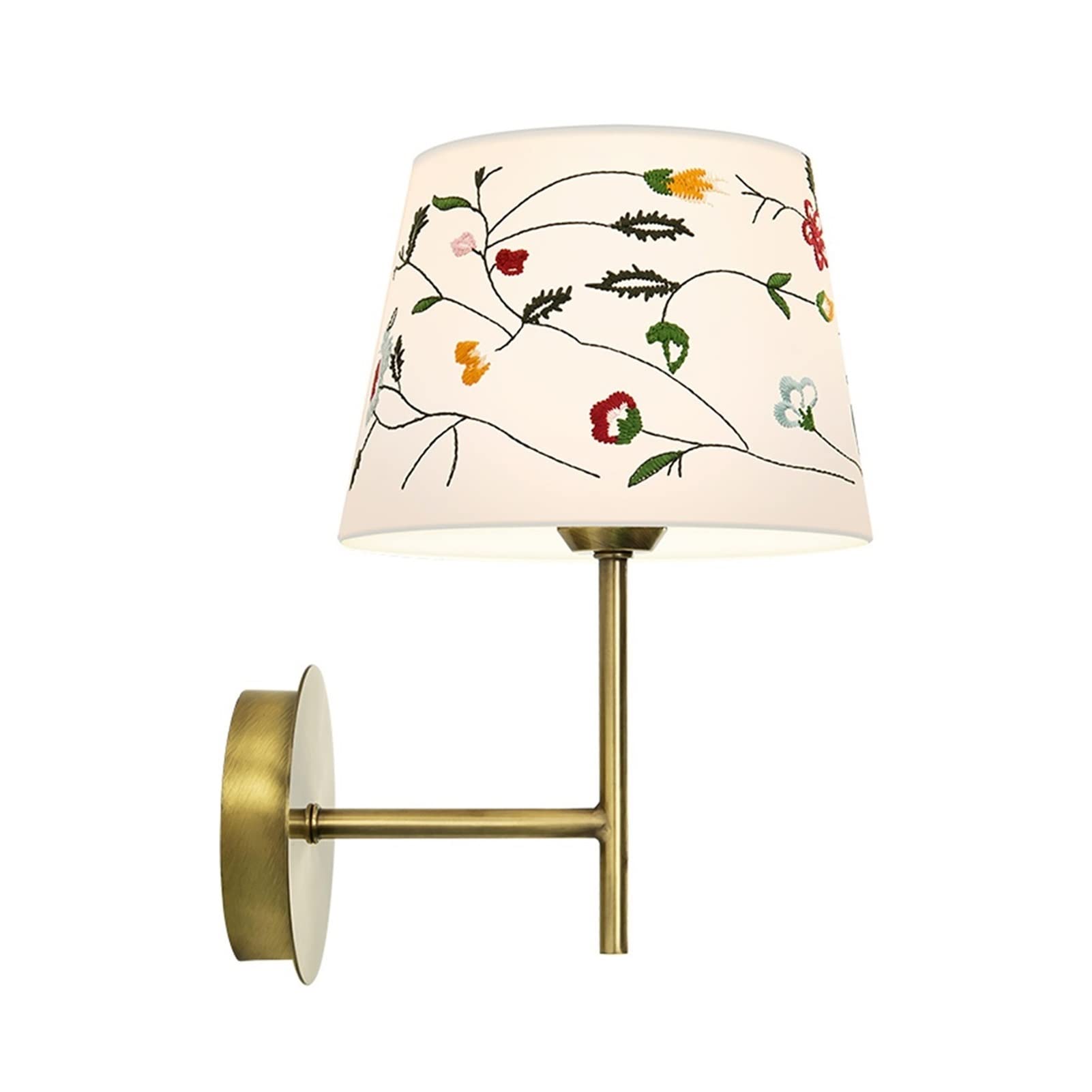 Nordic Modern Wall Sconce - E27 Fabric Wall Lamp for Living Room, Bedroom & Hotel Decor | Warm Reading Light & Night Lamp | Simple & Artistic Wall Mounted Lighting Fixture for Cozy Ambiance