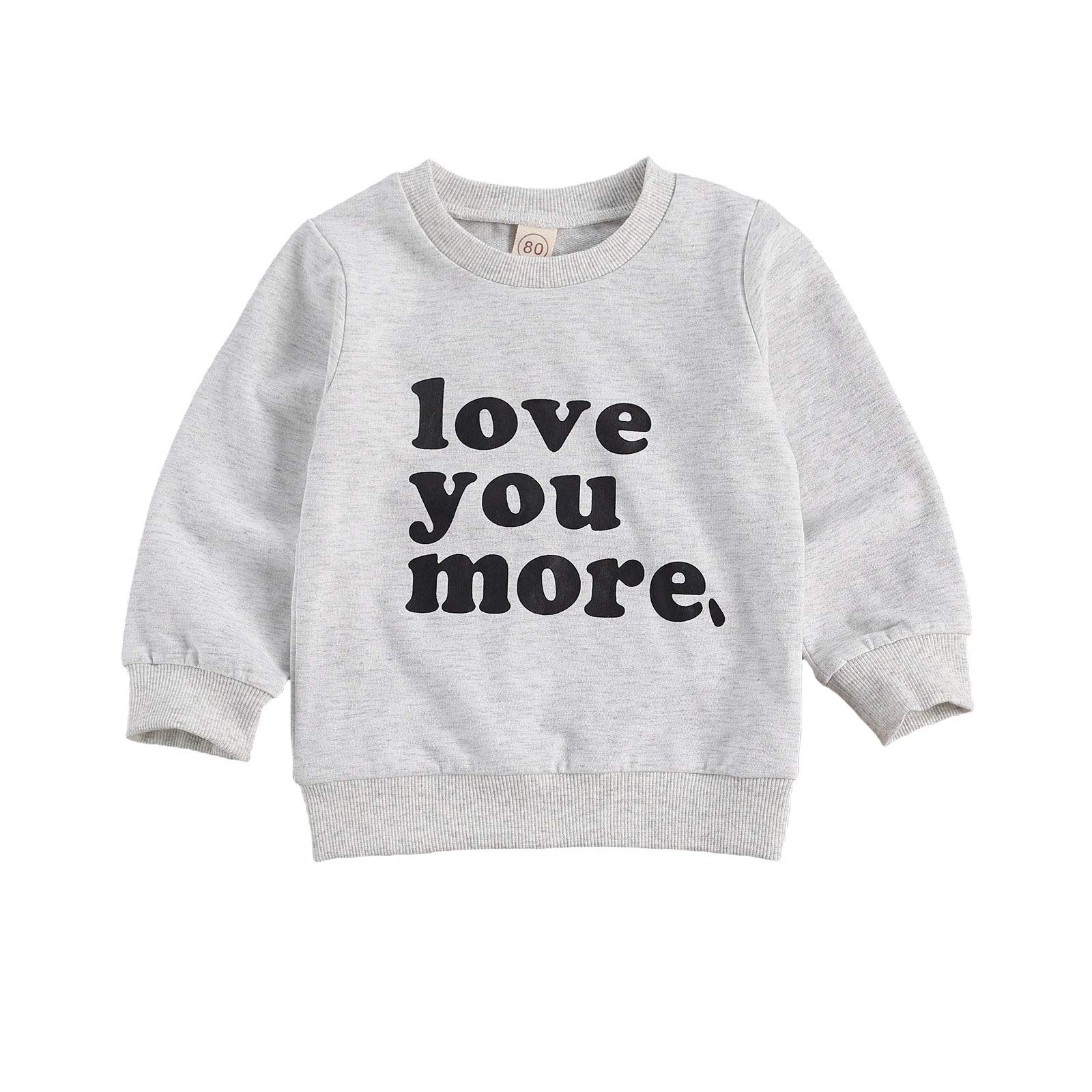 Valentine's Day Baby & Toddler Outfits - Cute Crewneck Sweatshirt & Long Sleeve Sweater for Girls & Boys | Perfect for Family Photos, Holiday Parties & Gift Giving