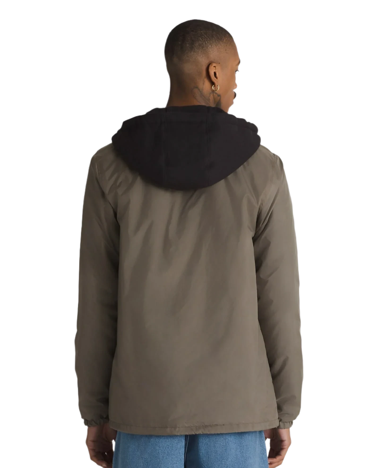VANS Riley II Coach Jacket with Bungee Cord - Stylish Windbreaker for Men & Women - Perfect for Skateboarding, Streetwear Fashion, and Outdoor Activities