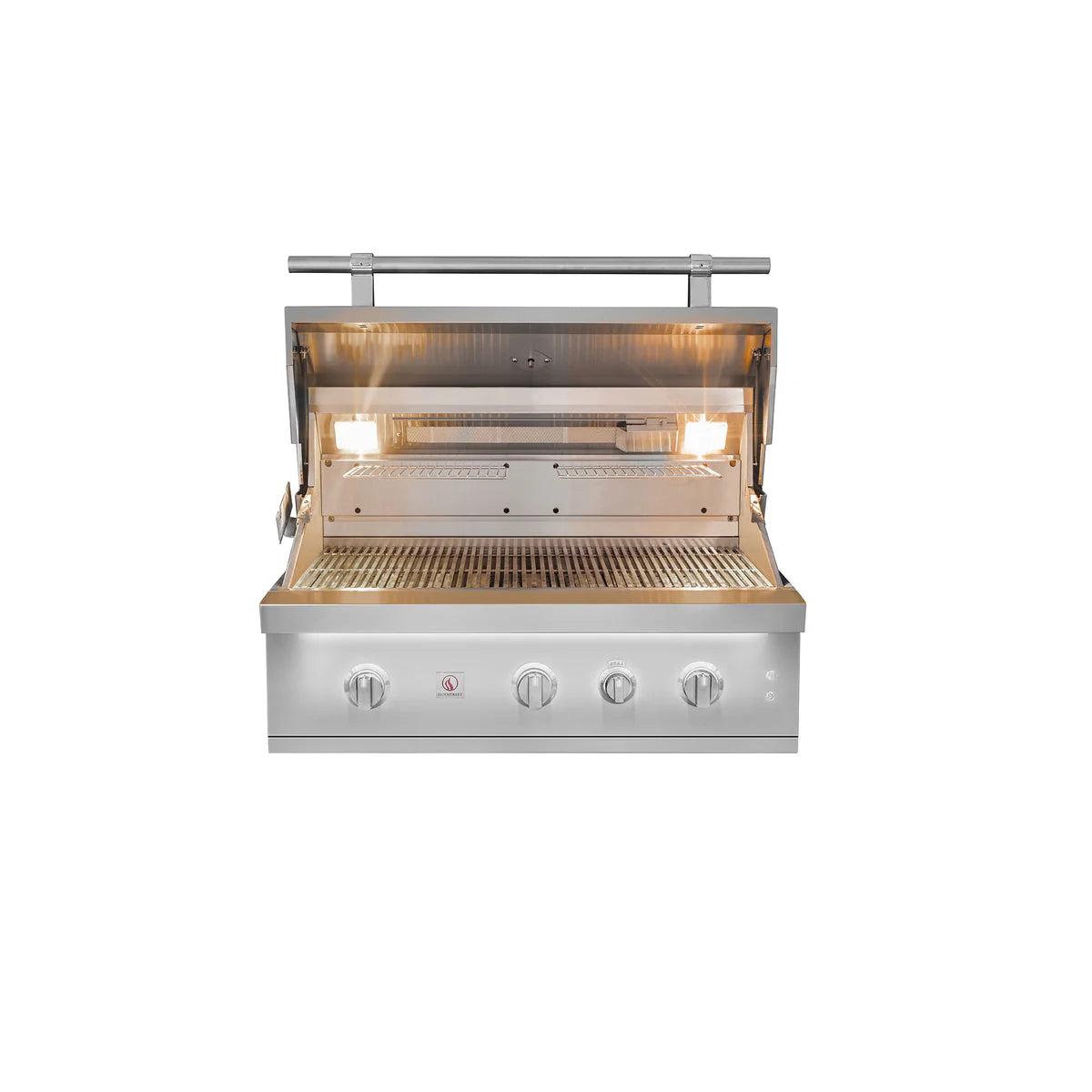 Summerset Grills Quest 36 Inch Built-In Gas Grill - Stainless Steel Outdoor BBQ Grill for Backyard, Patio & Poolside Cooking