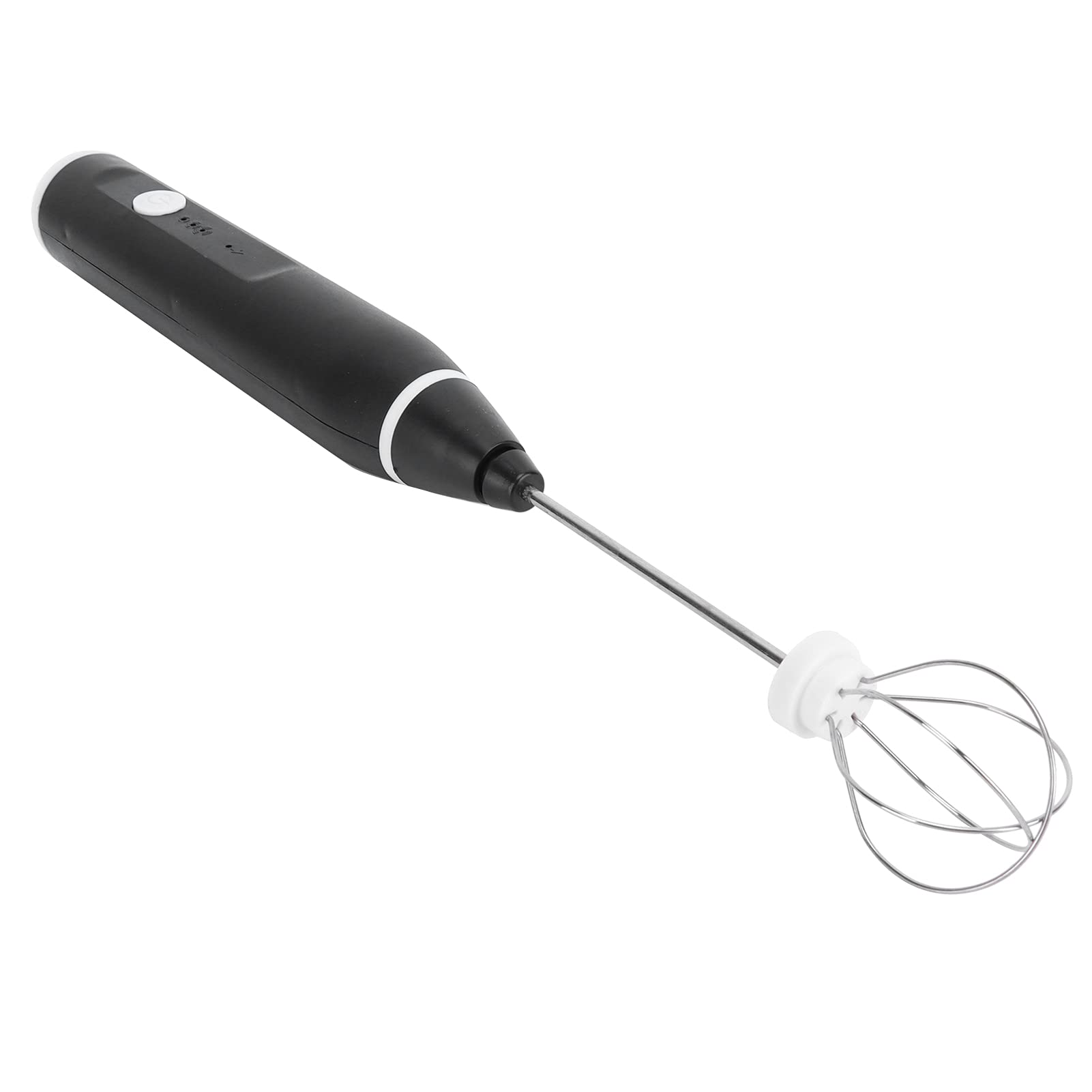Rechargeable Egg Beater & Milk Frother - Double Mixing Head Hand Mixer for Baking, Coffee, Cooking | Home, Bakery & Restaurant Use (Black, Pisa Leaning Tower Design) | Perfect for Lattes, Cappuccinos, Desserts & Whipped Cream