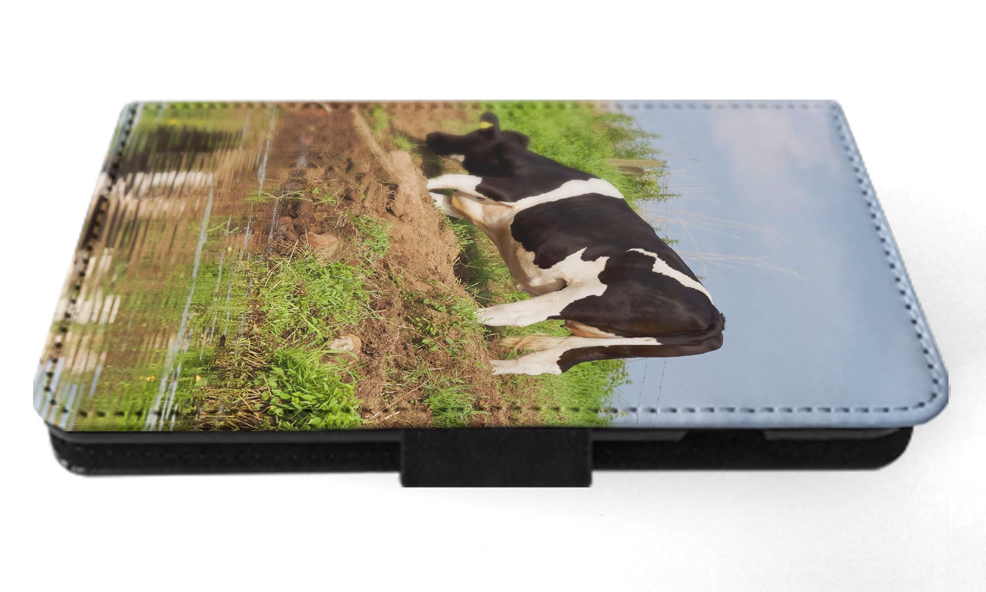 Cow Bull Farm Animal Cattle #11 FLIP Wallet Phone Case for Apple iPhone 15 Pro Max - Perfect for Farm Lovers & Country Lifestyle