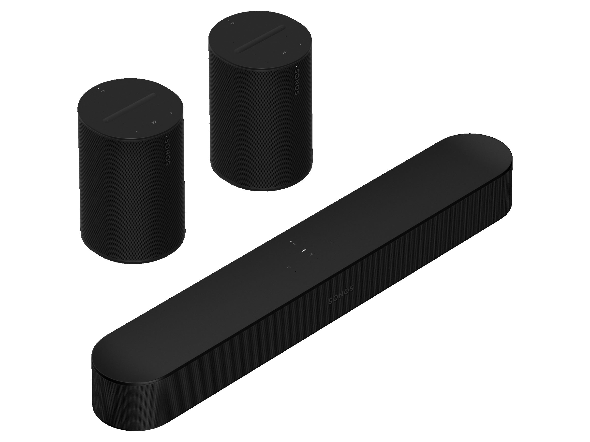 Sonos Beam Smart Soundbar with Ambiphonic Surround Sound - Perfect for Home Theater, Music Streaming & Gaming