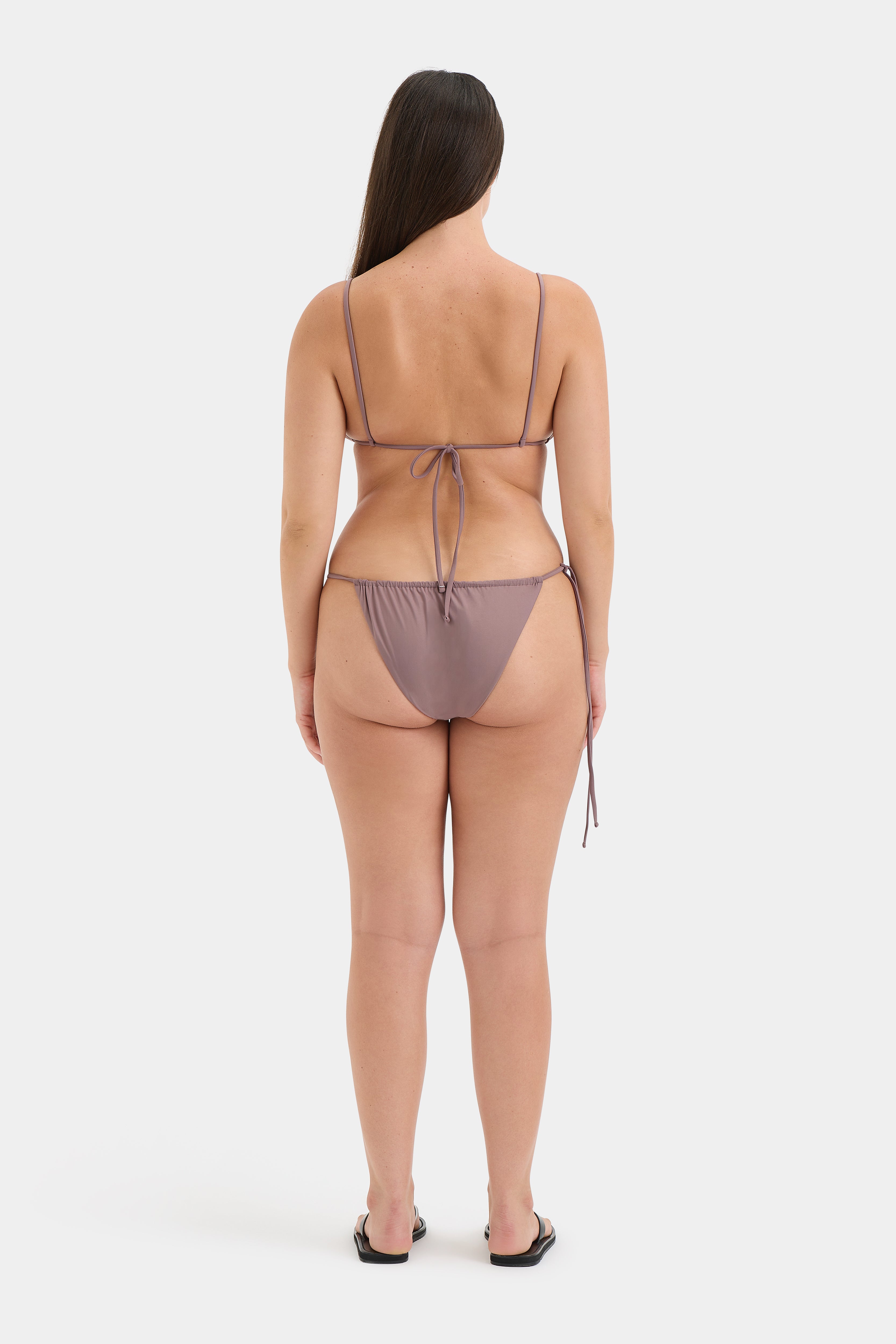 Jeanne Beaded Triangle Bikini Top - Women's Sexy String Swimwear for Beach & Pool Party | Summer Vacation Essential