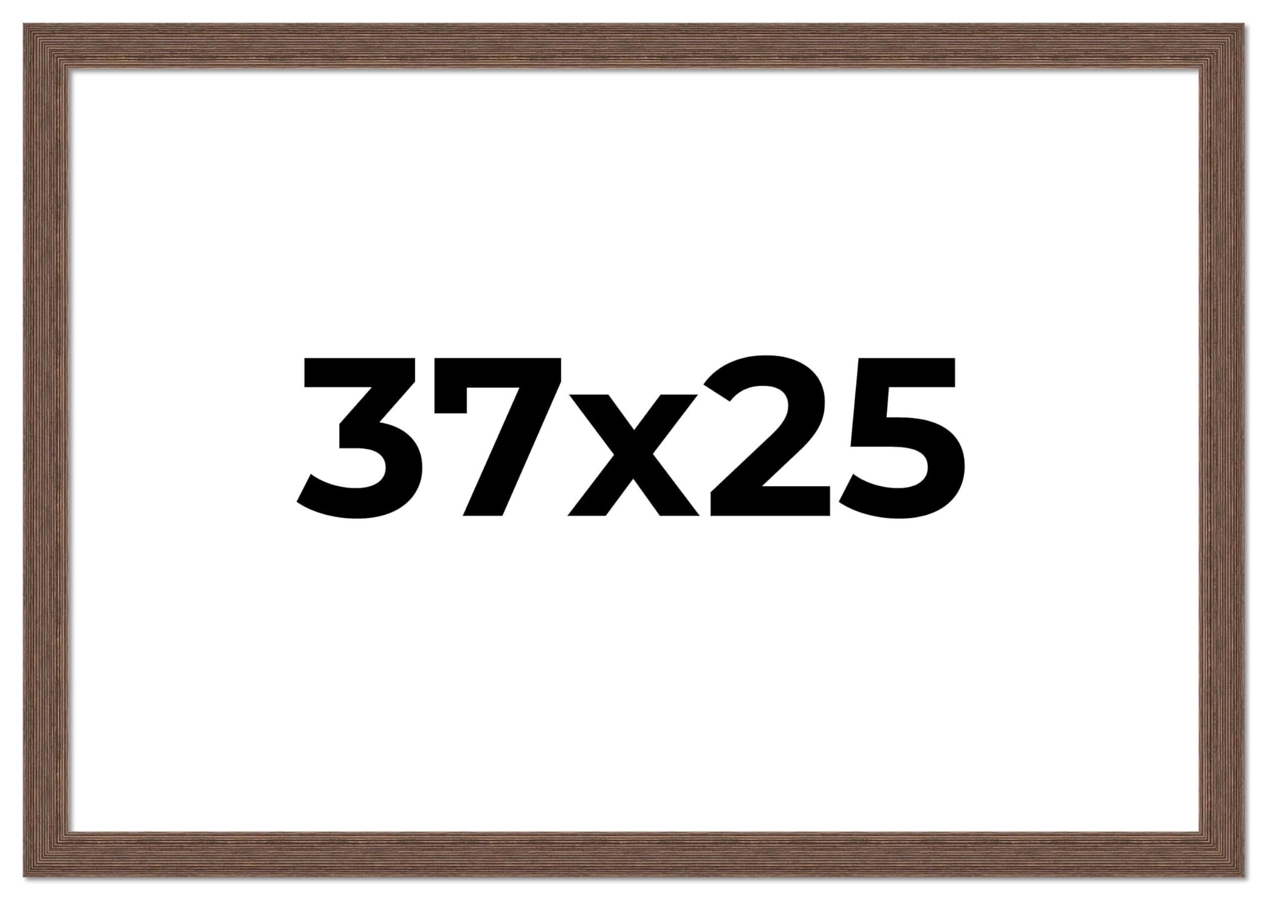 37x25 Distressed Barnwood Picture Frame - Rustic Farmhouse Photo Display with Shatterproof UV Acrylic & Acid-Free Backing | Perfect for Wall Decor, Wedding Photos, and Home Office Display