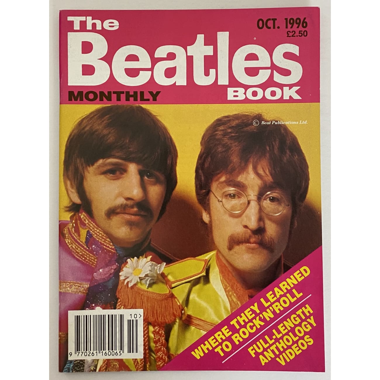 Original Beatles Book Monthly Magazines 1996 Issues - 3rd Era Collectibles - Sold Individually - Perfect for Music Memorabilia Collectors & Beatles Fans