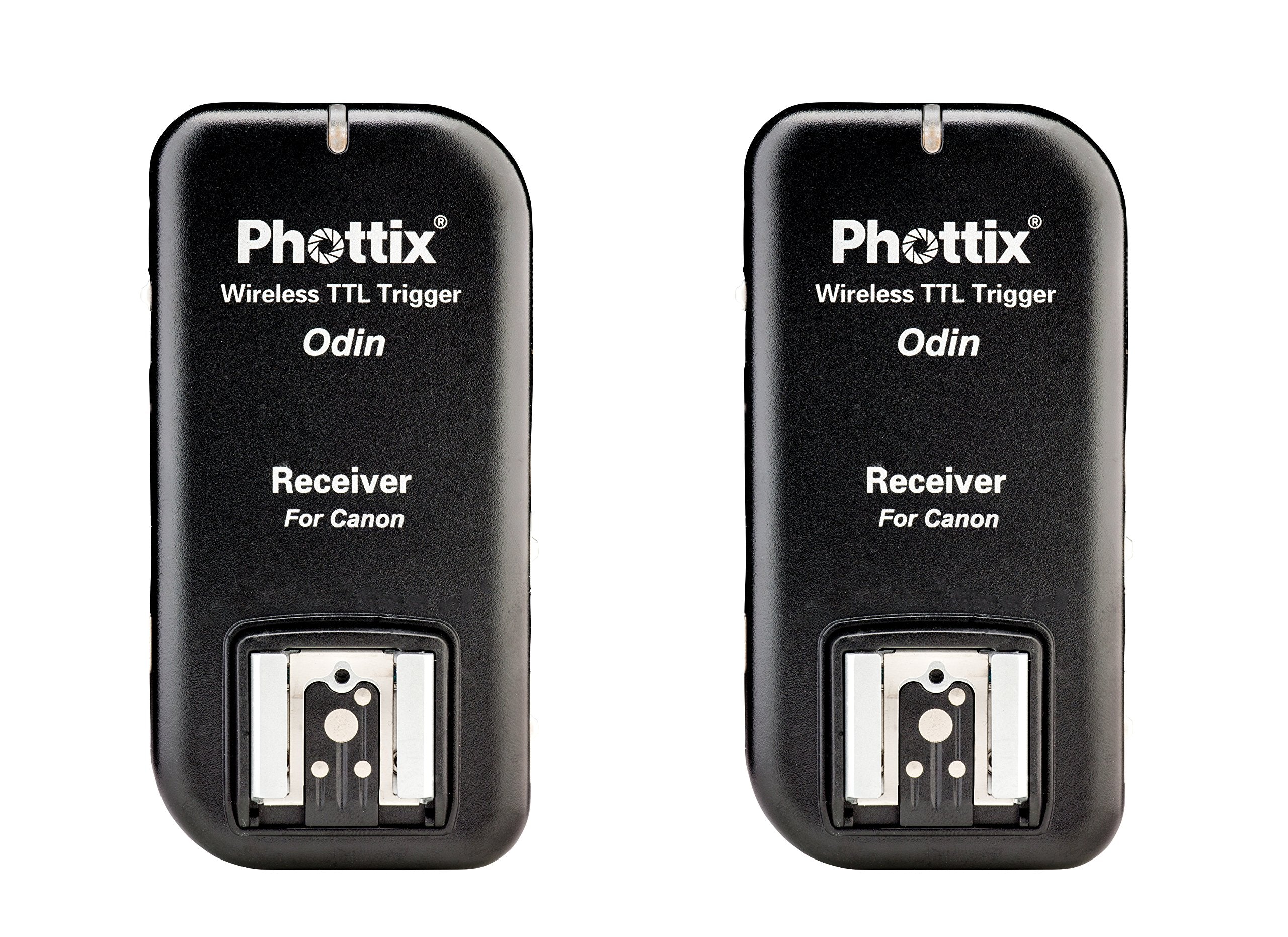 Phottix Odin TTL Wireless Flash Trigger v1.5 for Canon with 2 Receivers (PH89062) - Professional Photography Lighting Control for Studio & Outdoor Shoots