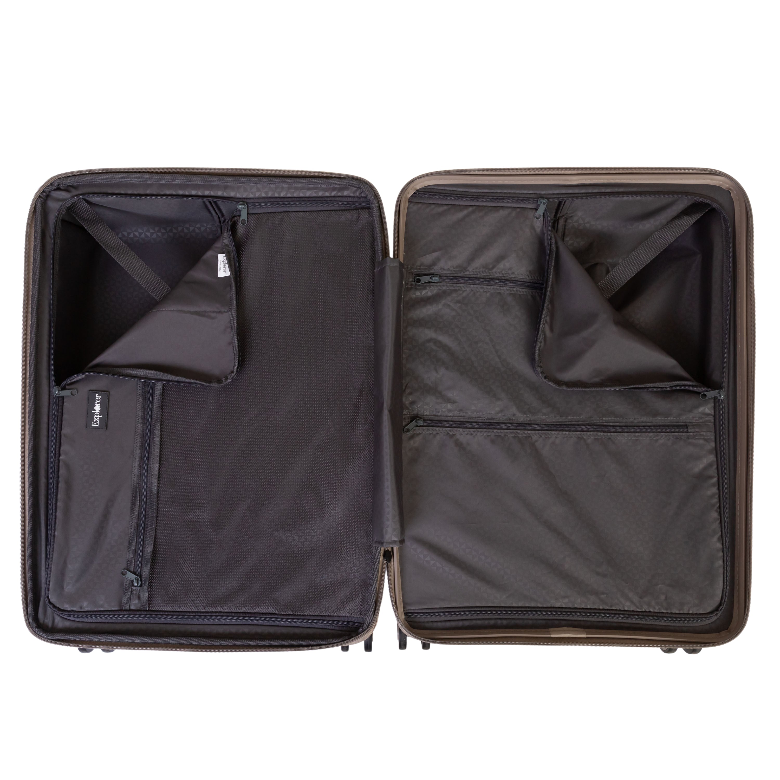 Explorer Breeze Anti-Theft Expandable Medium Luggage - Lightweight Carry-On Suitcase with TSA Lock for Travel & Business Trips