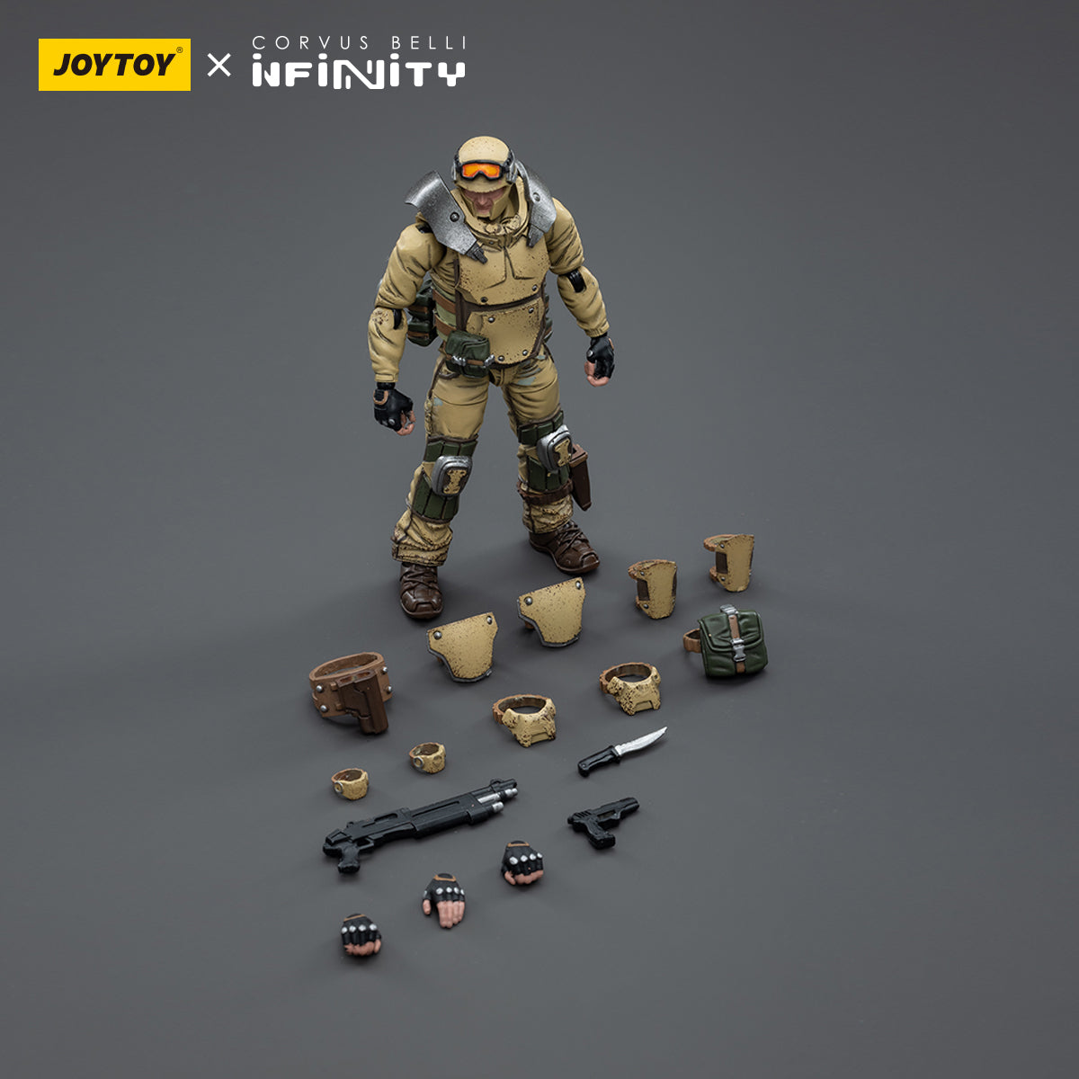 1/18 JOYTOY 3.75 Inch Military Action Figure Set - Infinity Ariadna Marauders 5307th Range Pack (4pcs) with Heavy S Ratnik | Collectible Miniature Soldiers for War Gaming & Display | Perfect for Tabletop Battles, Diorama Scenes, and Action Figure Collections