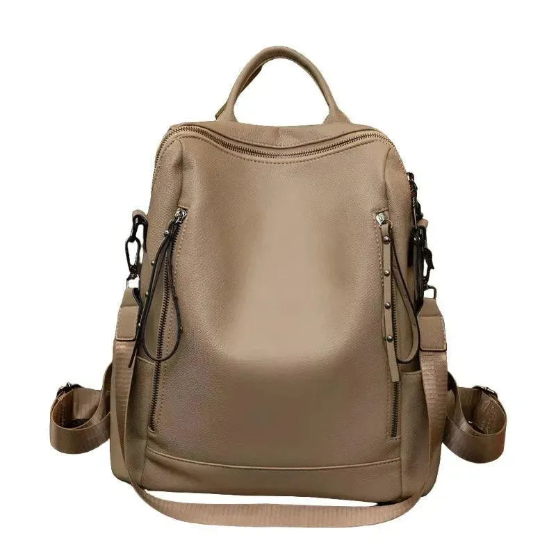 Genuine Leather Women's Backpack - Stylish & Durable Laptop Bag for Work, Travel & College | Perfect for Professionals & Students