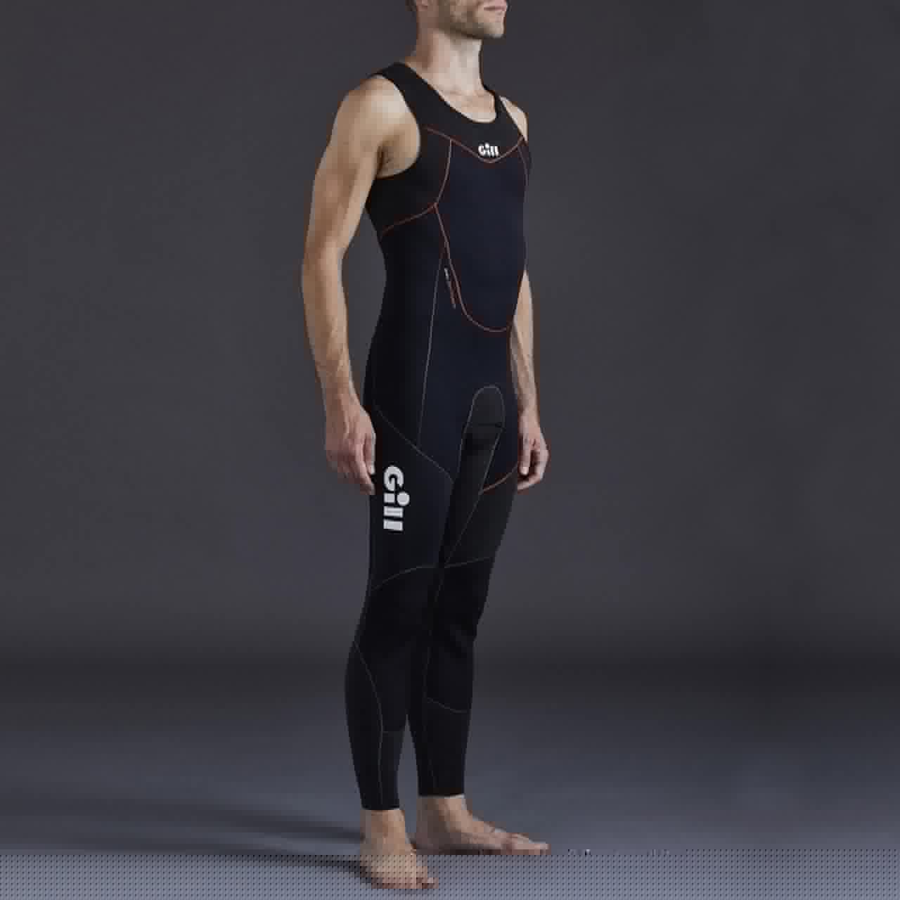 Gill Men's Zentherm Thermal Skiff Suit - Waterproof & Insulated for Sailing, Paddleboarding, Kayaking, Windsurfing & Cold Weather Watersports
