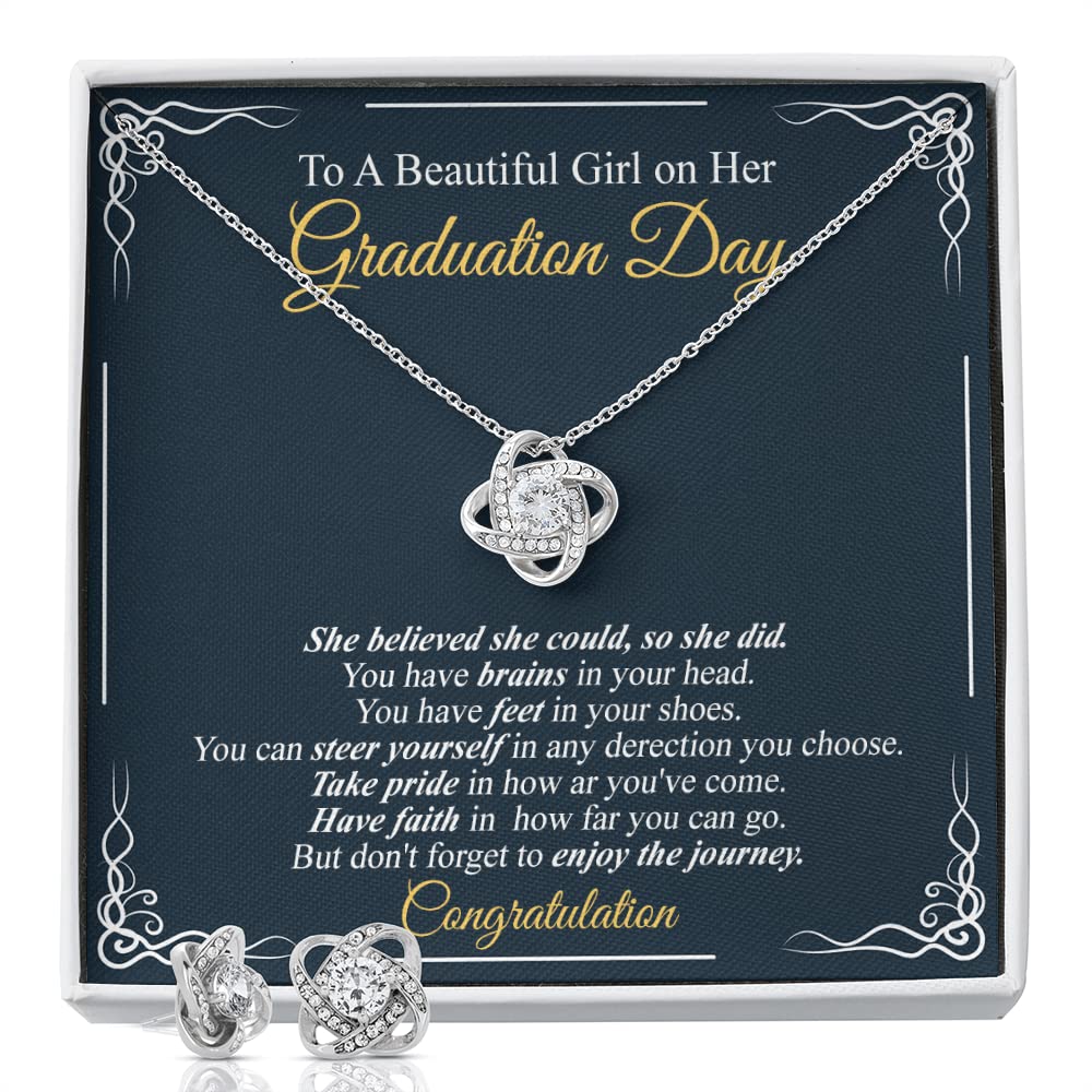 2022 Graduation Necklace Personalized - Unique Graduation Gift for Daughter, High School & College Senior - Class of 2022 Jewelry for Her (Perfect for Graduation Ceremony, Party & Photo Sessions)