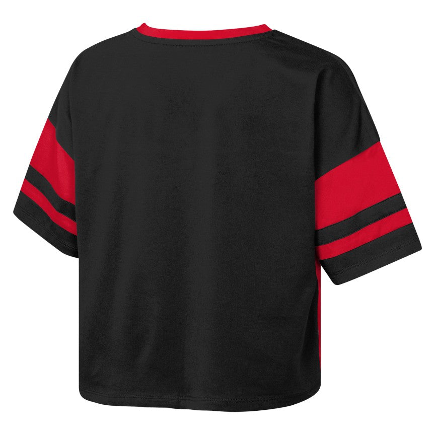 Nebraska Huskers The Play Maker Jersey T-Shirt for Girls - Soft & Comfortable Football Fan Apparel for Game Day & School Spirit