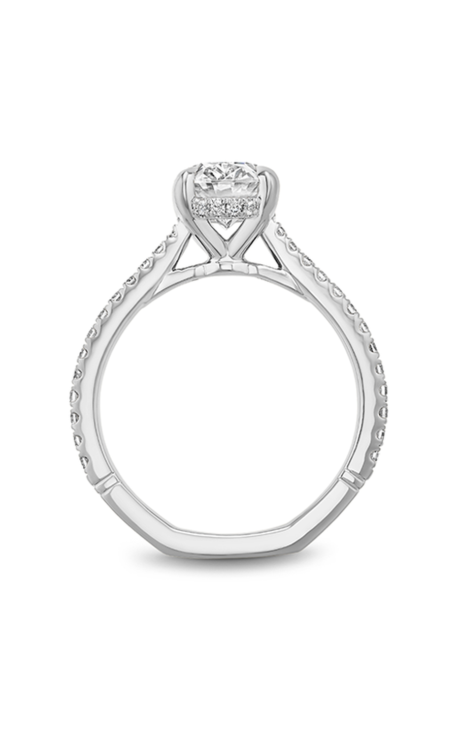 Noam Carver Atelier A033 02A Diamond Engagement Ring - Elegant Solitaire Wedding Band for Women, Perfect for Proposals & Anniversary Gifts