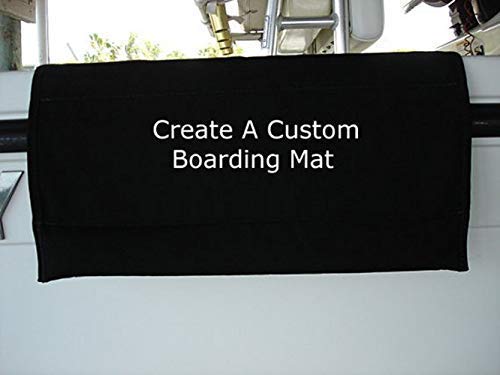 Custom Embroidered Boat Step Pad - Non-Slip Gunwale Cover & Boarding Mat for Safe Marine Access | Personalized Boat Accessories for Yachts & Fishing Boats