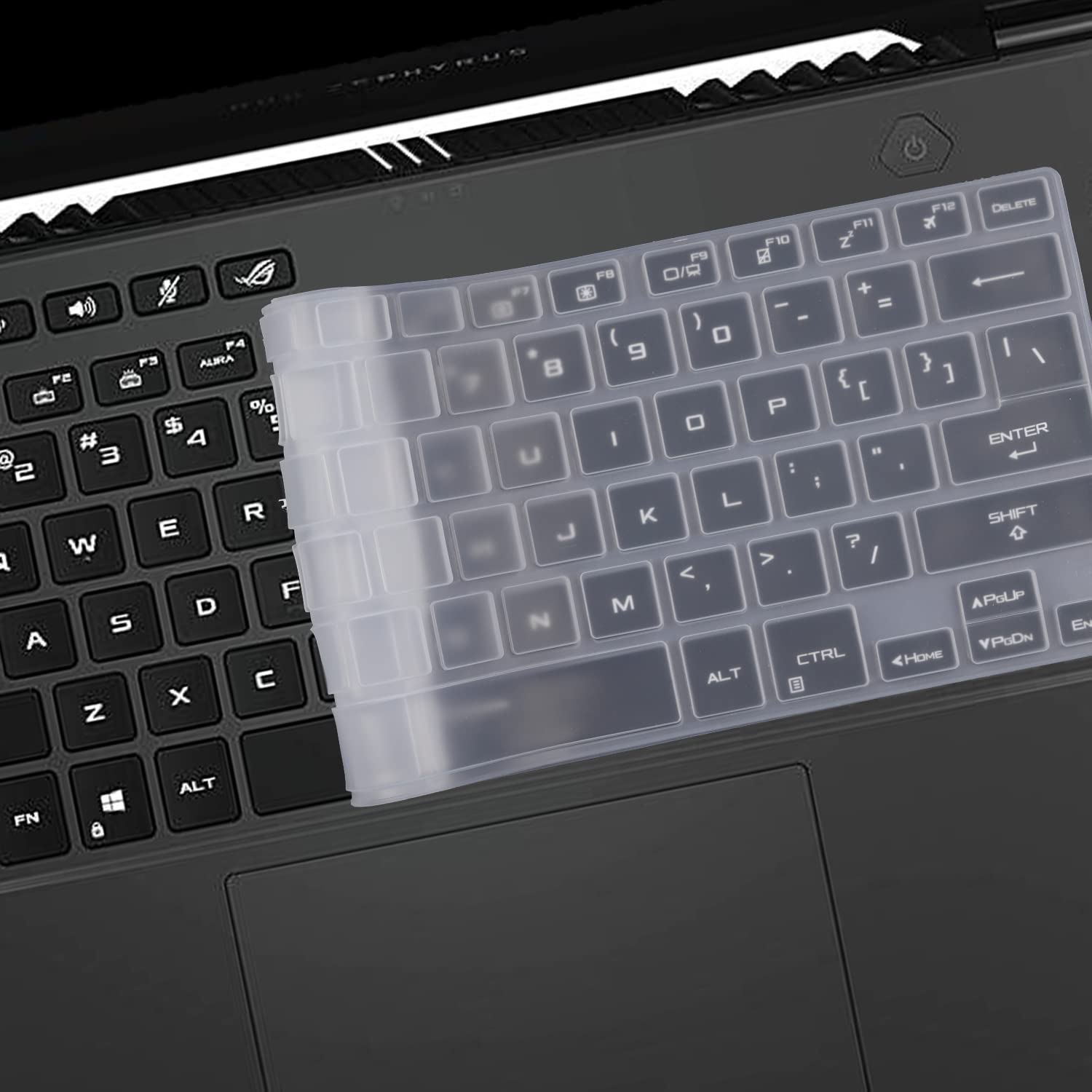ASUS ROG Zephyrus G14 G15 G16 Keyboard Cover - Clear Protective Skin for GA402 G402RJ GA503 GA503QR/QS/QM, GU603HM, TUF Dash 15/F15 FX516PM FX516PR, Flow X13 GV301QH - Perfect for Gaming, Work & Travel Protection