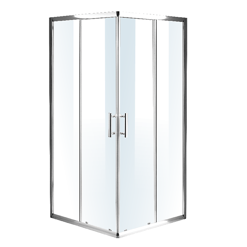 Della Francesca 1000 x 900mm Sliding Door Tempered Glass Shower Screen - Nano Coating, Safety Glass for Bathroom - Perfect for Modern Homes & Spa-Like Showers