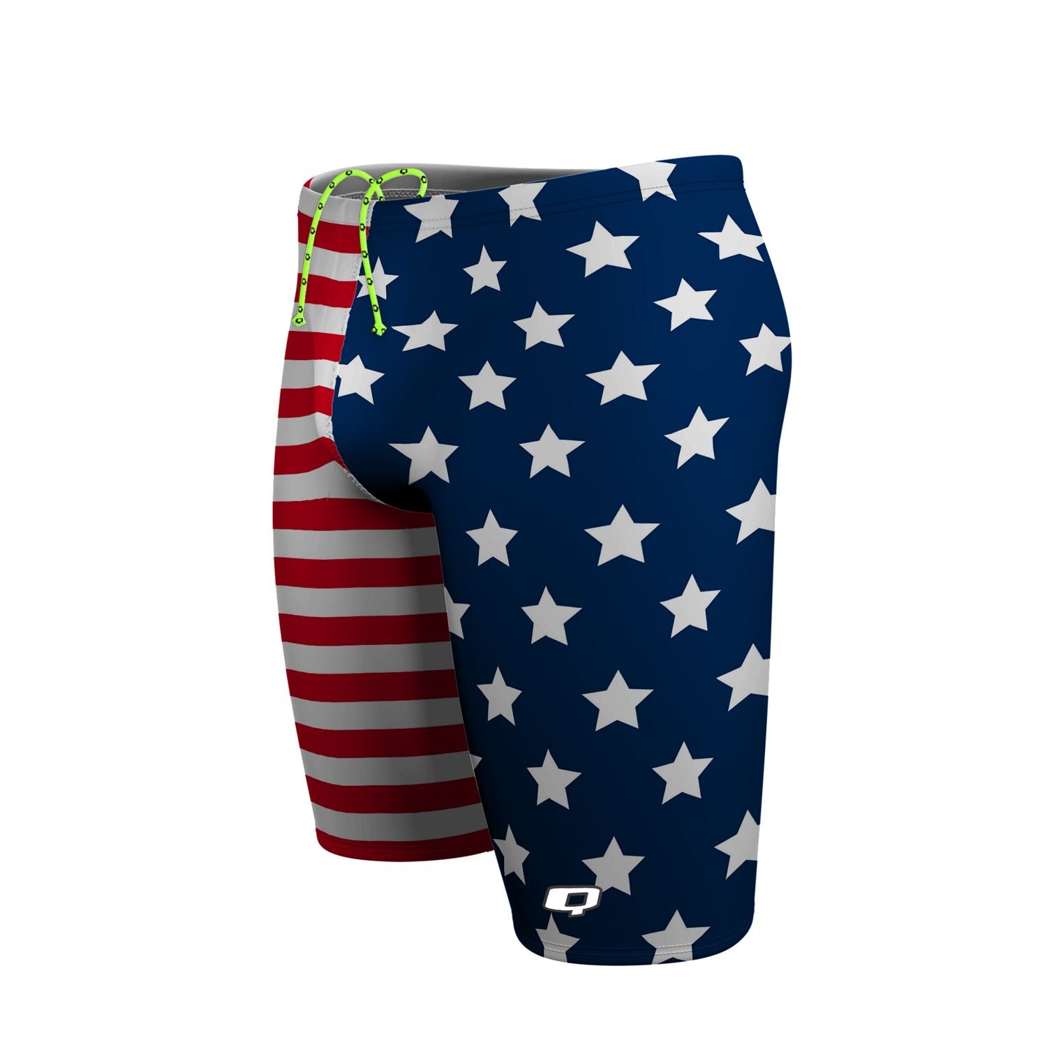 Stars and Stripes Jammer Swimsuit for Men - Patriotic USA Flag Design Swimwear - Perfect for Swimming, Beach, Pool & Summer Water Sports