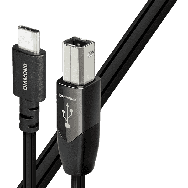 AudioQuest Diamond USB Cable - High-Speed Digital Audio Cable for Audiophiles | Perfect for Home Theater, Studio Recording & Hi-Fi Systems