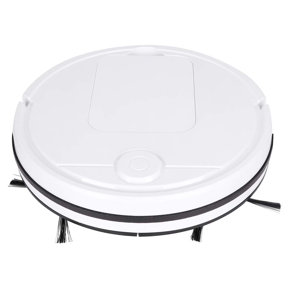 Diydeg Ultra-Thin Robot Vacuum Cleaner with Touch Control - 2400mAh USB Rechargeable, 60min Runtime, Low Noise for Pet Hair, Hardwood Floors & Low Pile Carpets - Perfect for Home, Office & Small Spaces Cleaning