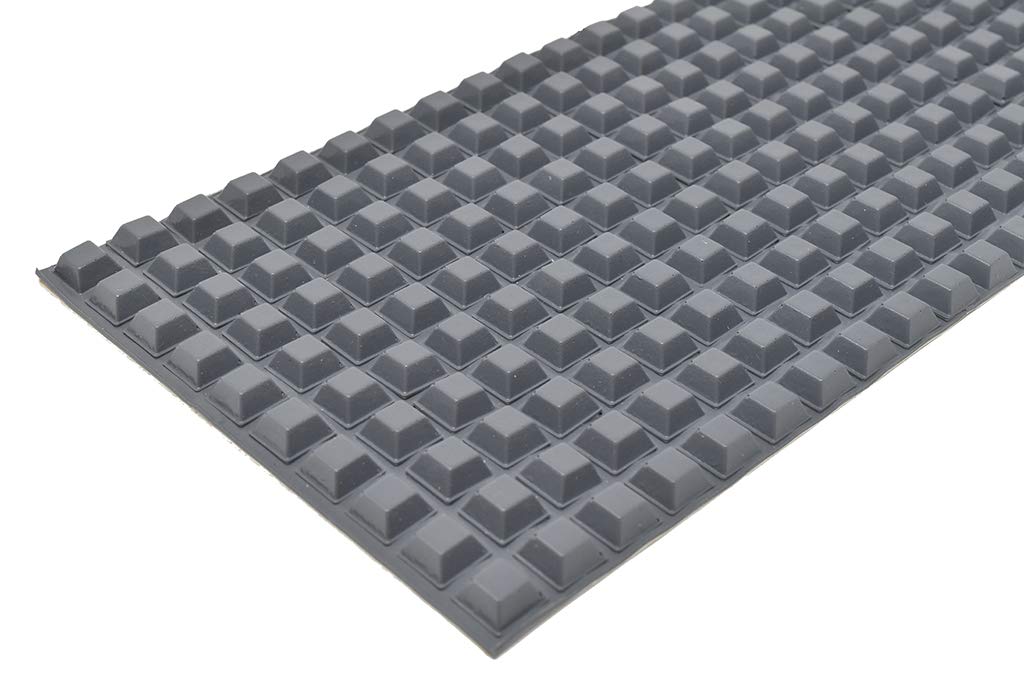 Self-Adhesive Square Rubber Bumper Pads 0.5
