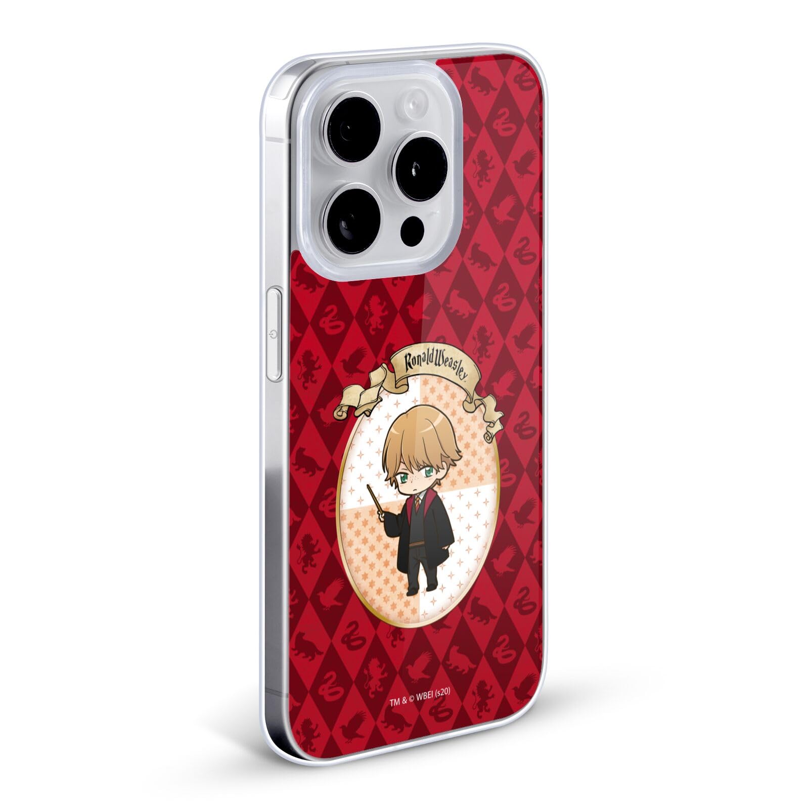 Head Case Designs Officially Licensed Harry Potter Ron Weasley Deathly Hallows iPhone 13 Pro Max Case - Soft Gel Protective Cover for Fans, School, Work & Travel