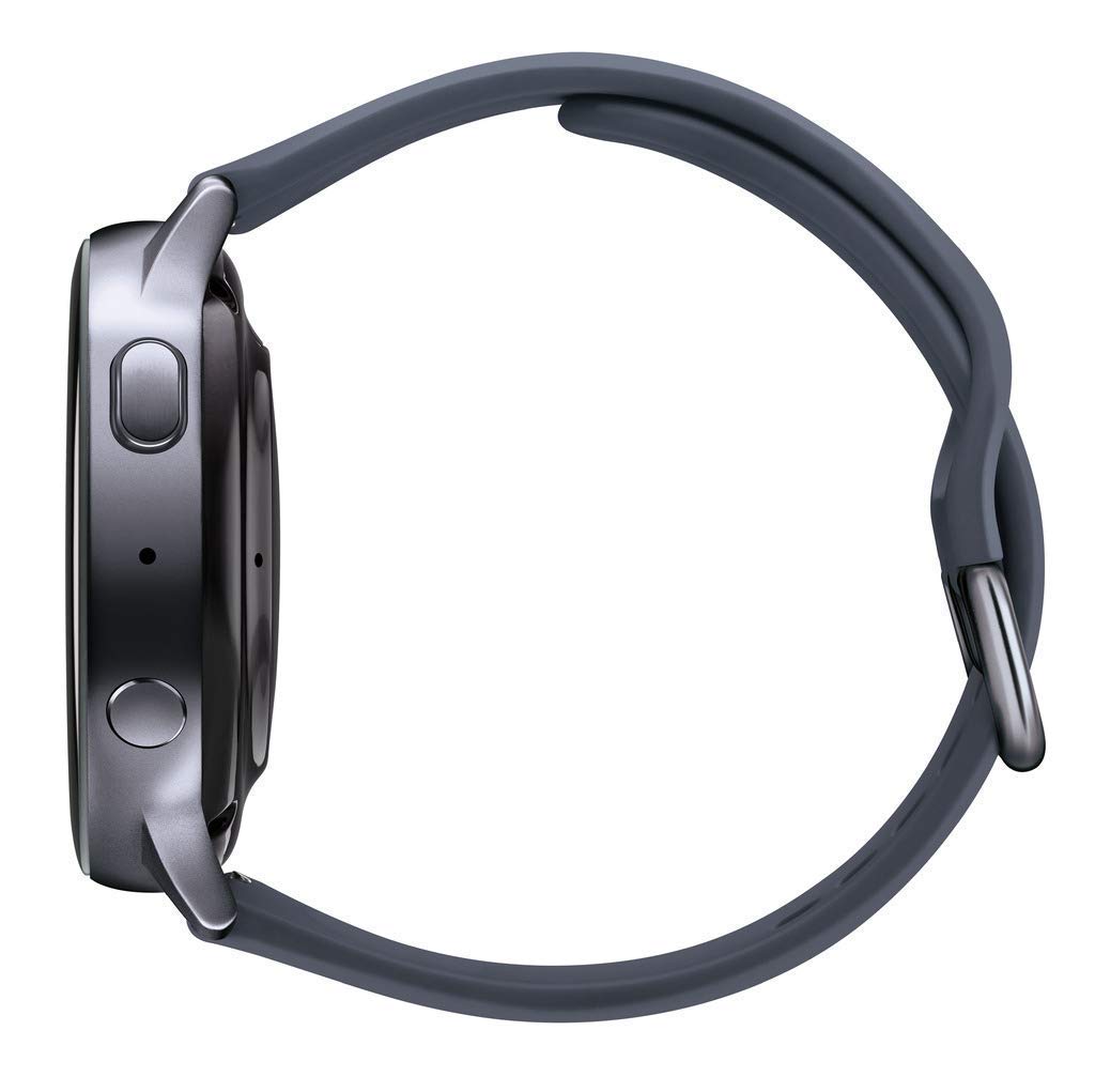 Refurbished Samsung Galaxy Watch Active2 40mm Aqua Black - US Version | Smart Fitness Tracker with Heart Rate Monitor, GPS & Water Resistance for Running, Swimming & Daily Use