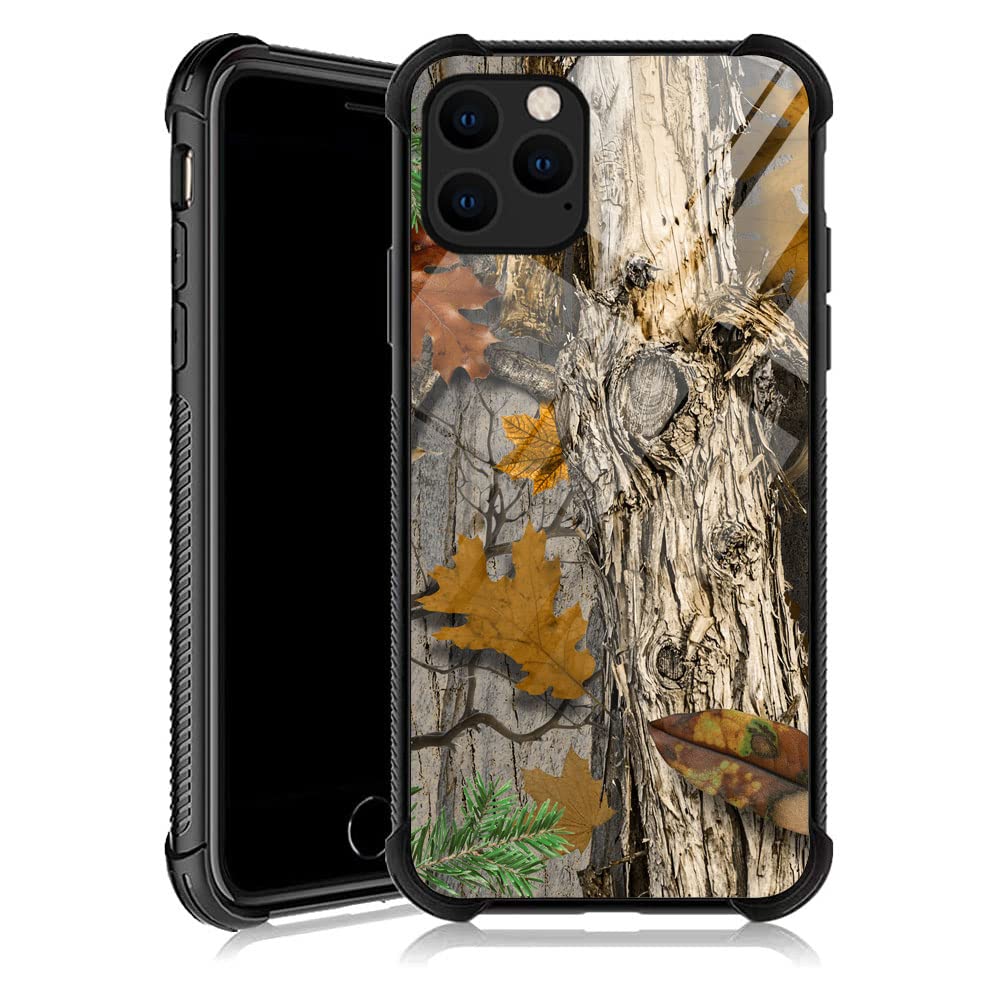 Premium iPhone 13 Pro Max Case with Camouflage Tree Leaf Design - Shockproof TPU Bumper Cover with Anti-Scratch Protection & Reinforced Corners for Men and Women - Perfect for Outdoor Adventures, Travel, and Daily Use