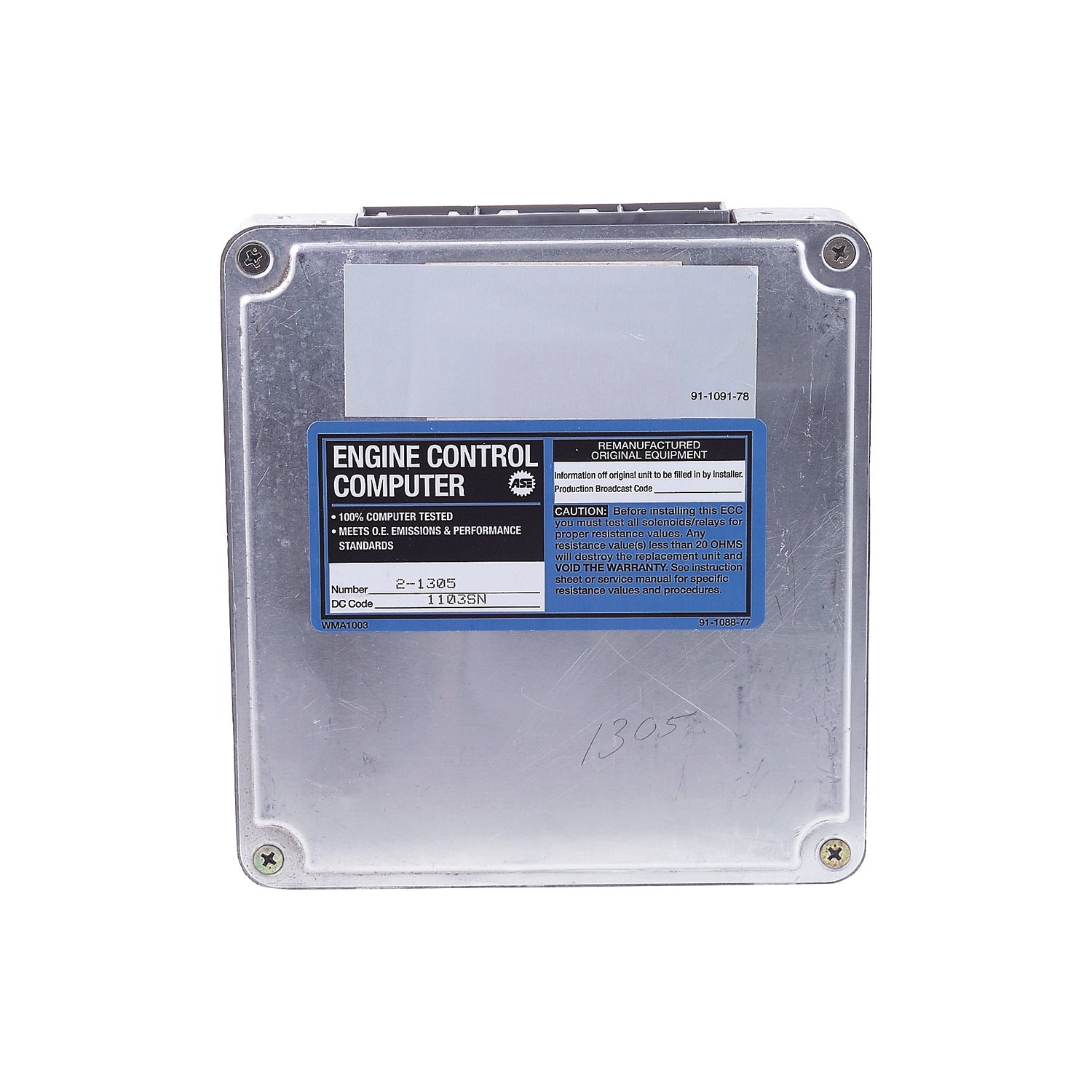 Cardone 72-1305 Remanufactured Engine Control Module (ECM) - Car Computer ECU for Improved Engine Performance | Compatible with Multiple Vehicle Models | Perfect for Engine Repairs & Diagnostics