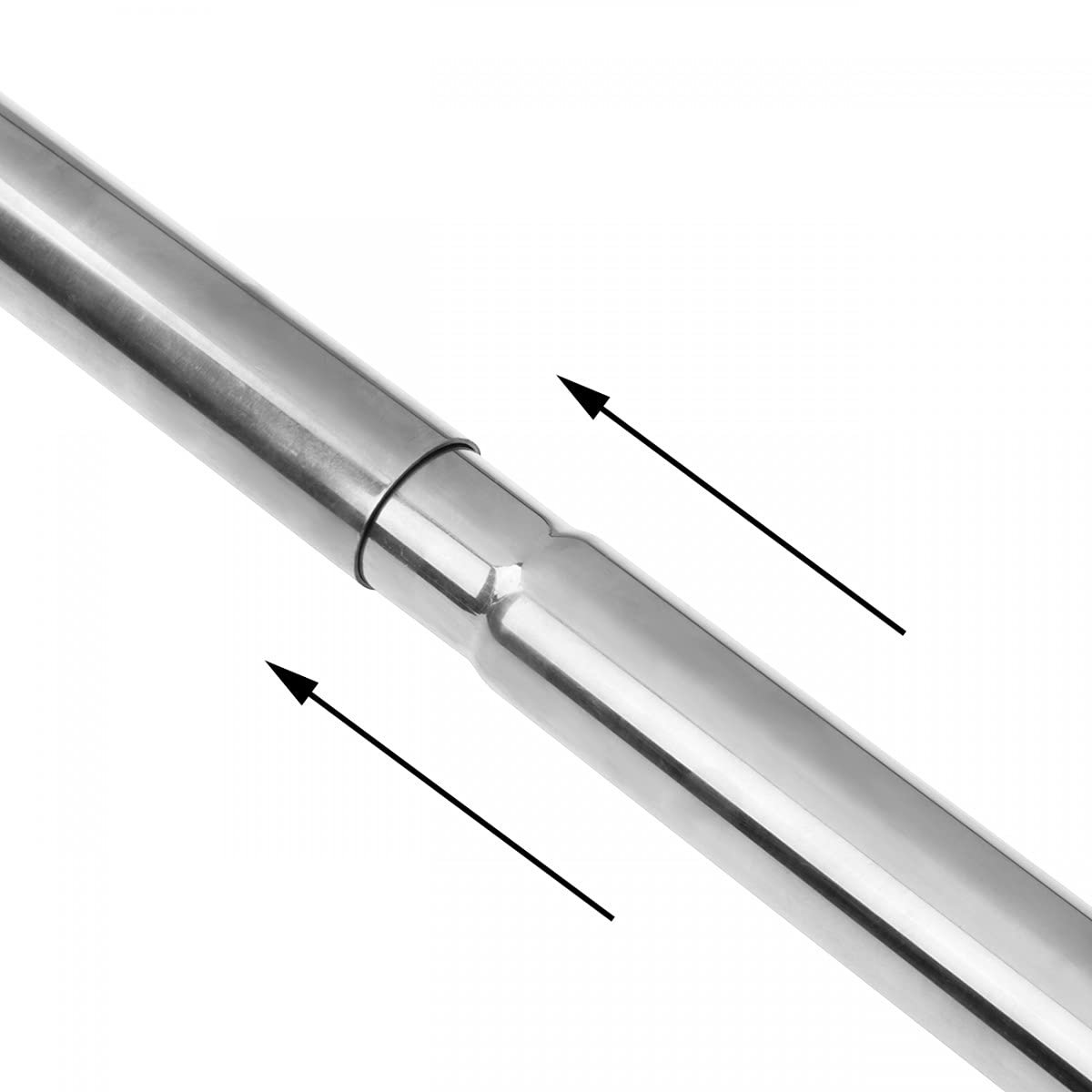 Chrome Plated Stainless Steel Toilet Supply Line Extender for Z-Pipe & L-Pipe - High Tank Pull Chain Toilet Connector - Perfect for Bathroom Renovations and Plumbing Repairs