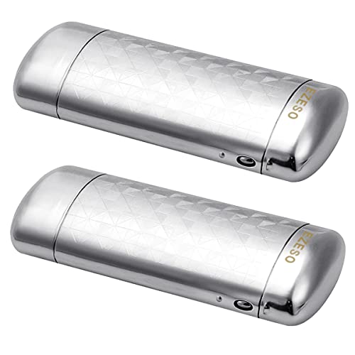 2 Pcs Lattice Silver