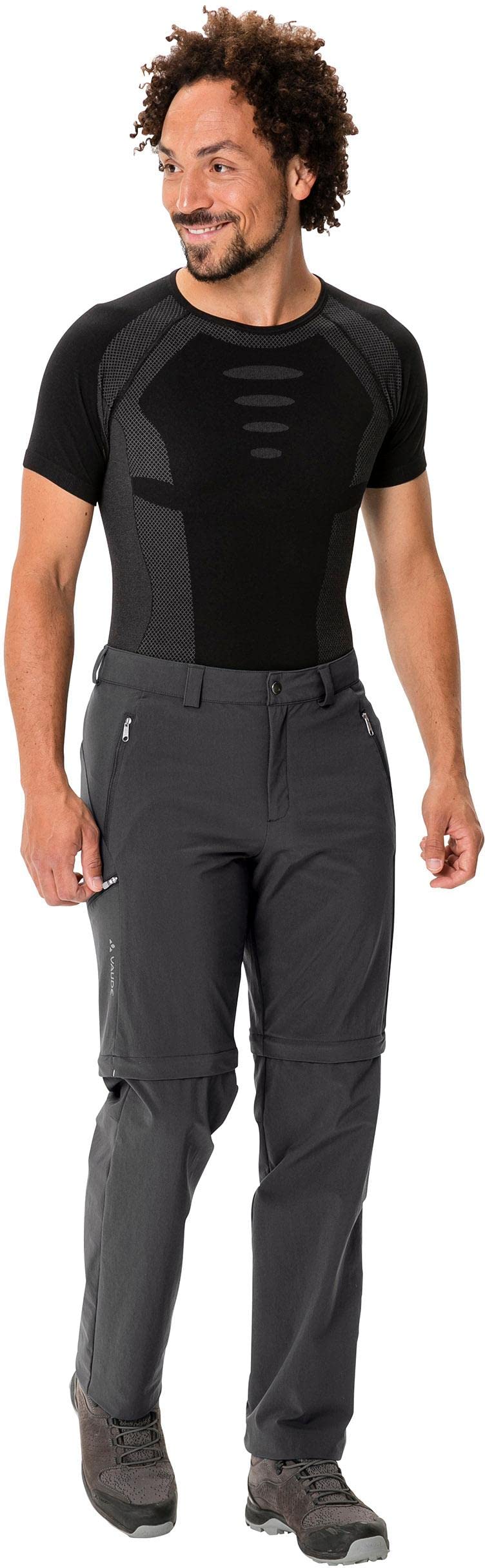 VAUDE 42642 Men's Farley Stretch Zo Pants II - Lightweight Hiking & Outdoor Adventure Trousers for Trekking, Camping & Travel