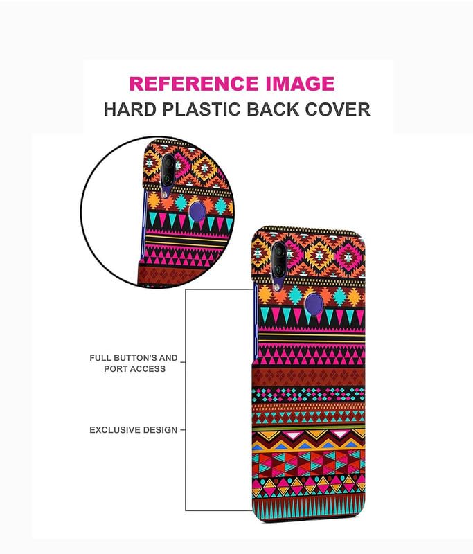 LETAPS® Printed Hard Case for Xiaomi Redmi 8 - Girly Makeup Mirror Design for Women