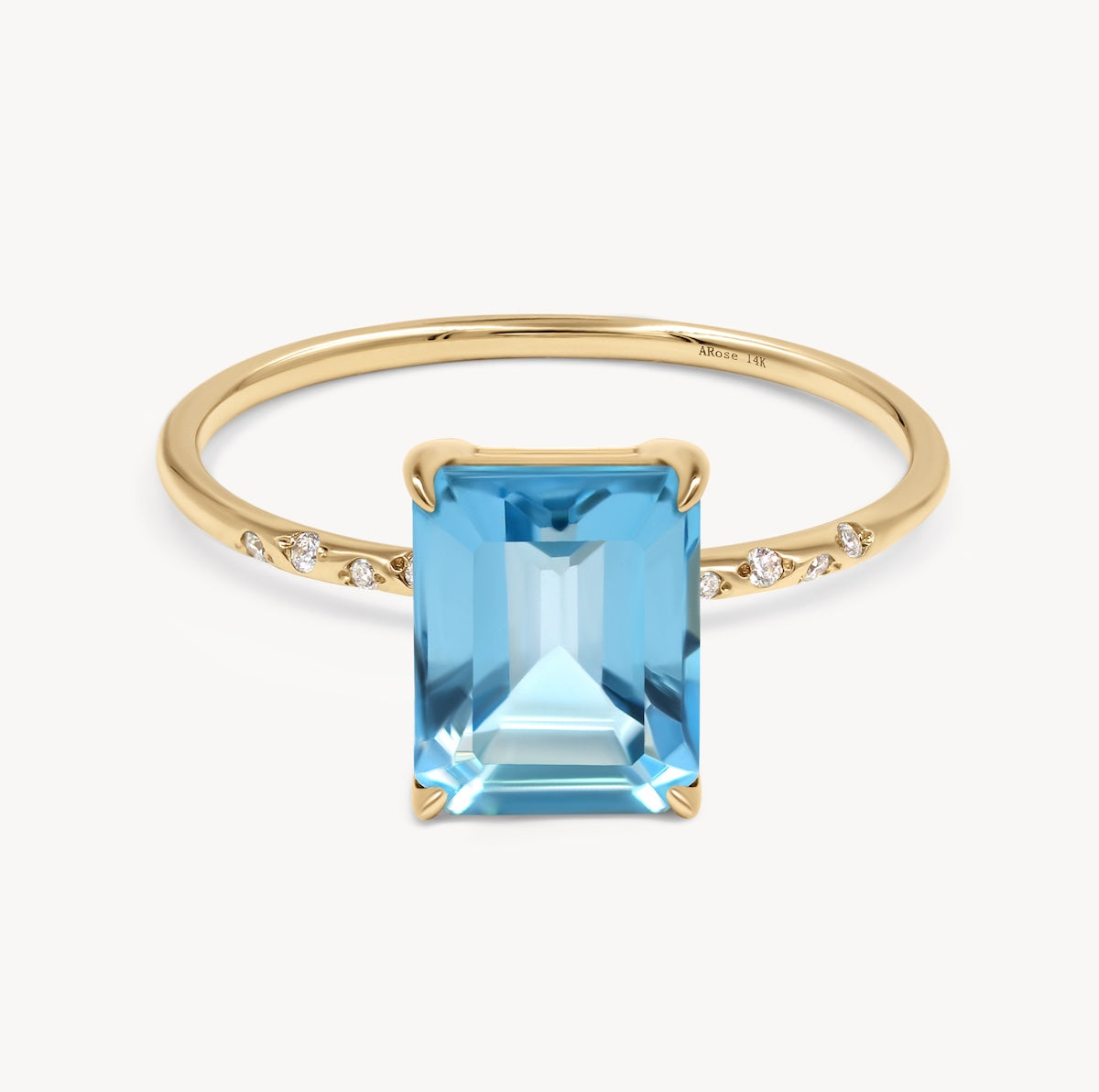 Stunning Large Starry Blue Topaz Ring for Women - Elegant 925 Sterling Silver Jewelry Gift for Birthday, Anniversary & Special Occasions