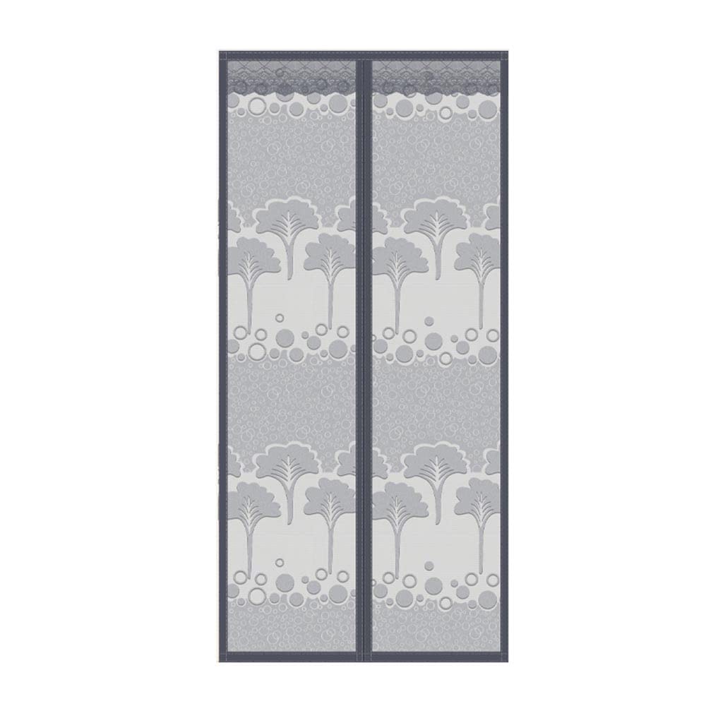 Self Sealing Magnetic Screen Door with Fine Mesh & Magic Tape Frame - Eco Friendly Home & Pet Protection for Patio, Deck, and Doorways