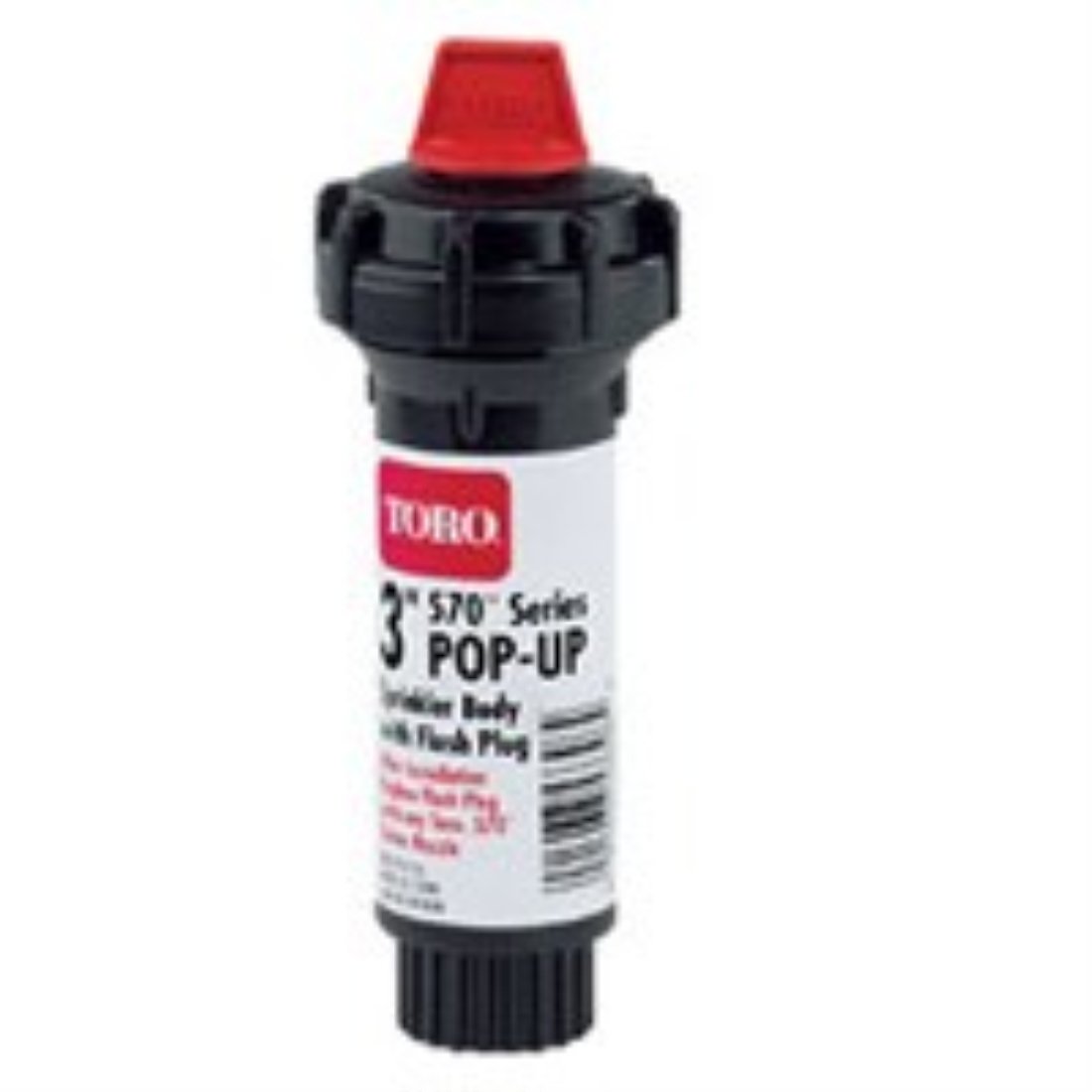 Toro 53820 570 3-Inch Pop-up Sprinkler Head with Flush Plug - Durable Lawn Irrigation System for Residential & Commercial Landscaping