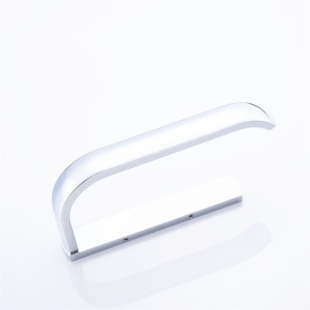 Premium Brass Wall-Mounted Toilet Paper Holder - Chrome Finish Bathroom Tissue Roll Dispenser for Modern Homes, Hotels & Restrooms (Durable & Stylish Bathroom Accessory) - Perfect for Bathrooms, Powder Rooms & Guest Toilets