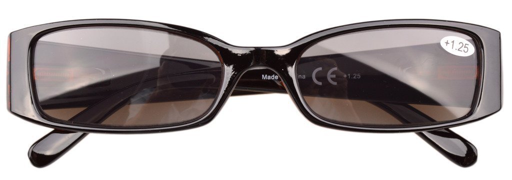 Eyekepper 5 Pairs Women's Reading Glasses Set with +1.25 Magnification & UV Protection Sunglasses - Stylish Readers for Indoor Reading, Outdoor Activities & Daily Use