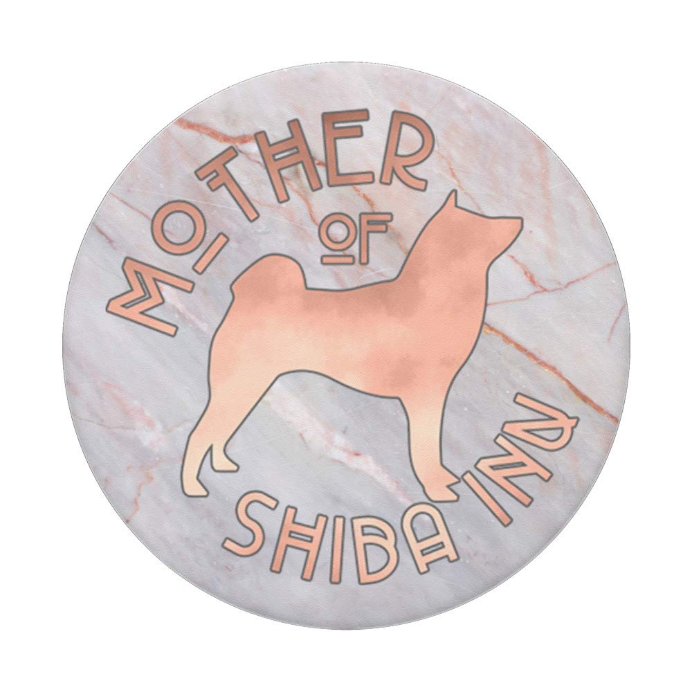 Shiba Inu Dog Mom T-Shirt - Rose Pink Cute Pet Lover Gift for Women - Perfect for Dog Walks, Pet Owner Meetups & Casual Wear