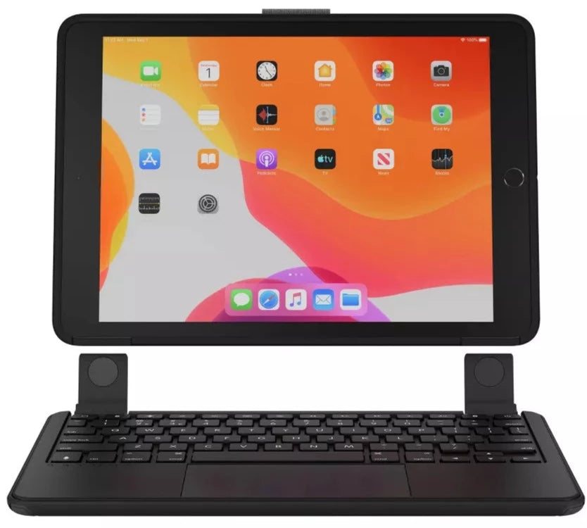 Brydge 10.2 MAX+ Wireless Bluetooth Keyboard Case with Multi-Touch Trackpad for iPad 10.2 (8th/9th Gen) - Slim Protective Cover for Work, Study & Travel