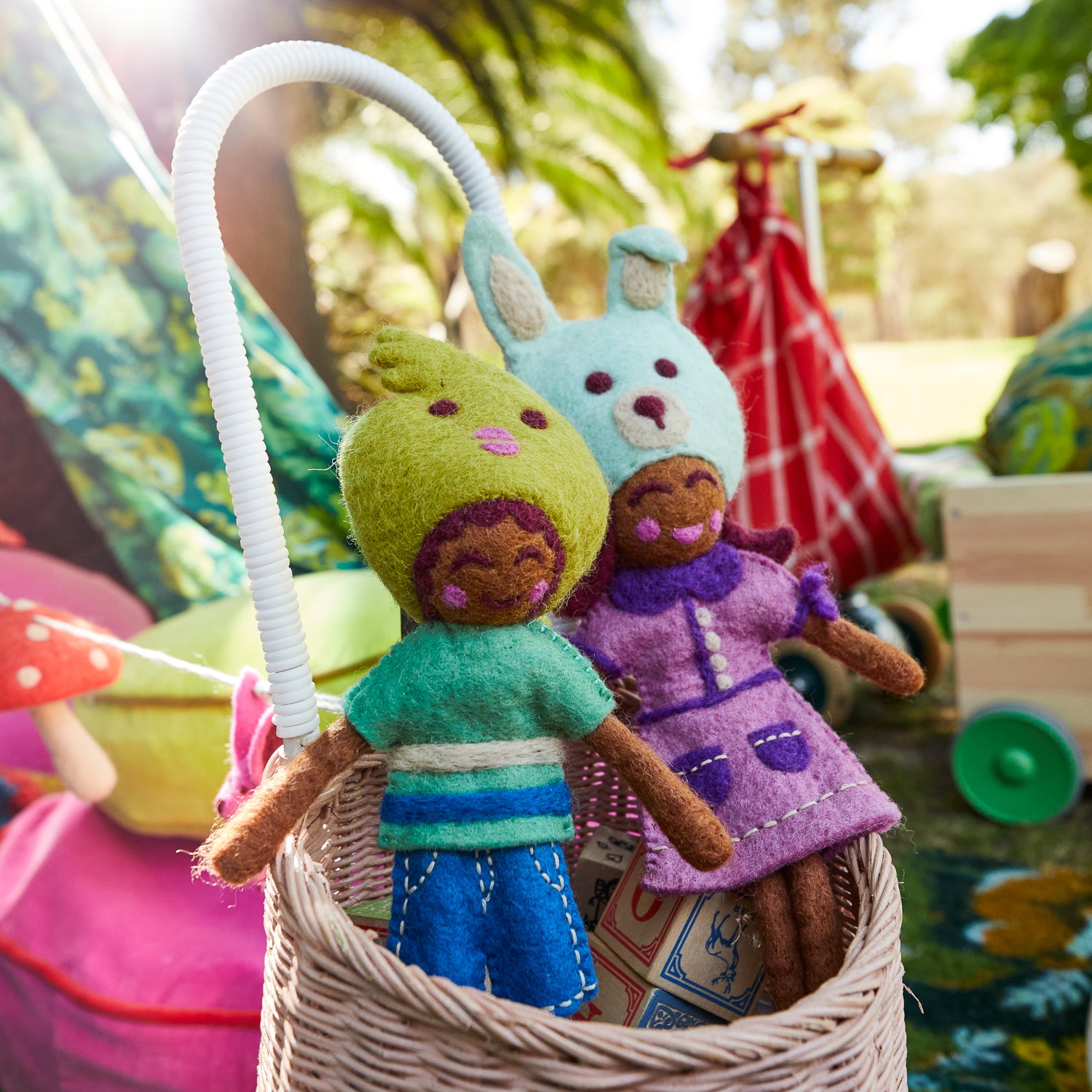 Bernard Felt Doll - Handmade Soft Plush Toy for Kids & Collectors | Perfect for Nursery Decor, Birthday Gifts & Cuddling