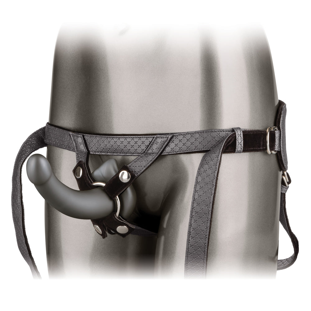 Royal Ultra Soft Strap-On Harness & Dildo Set for Women - Comfortable Adjustable Leather Strap with Realistic Dildo - Perfect for Couples Play, Role Play & LGBTQ+ Intimacy