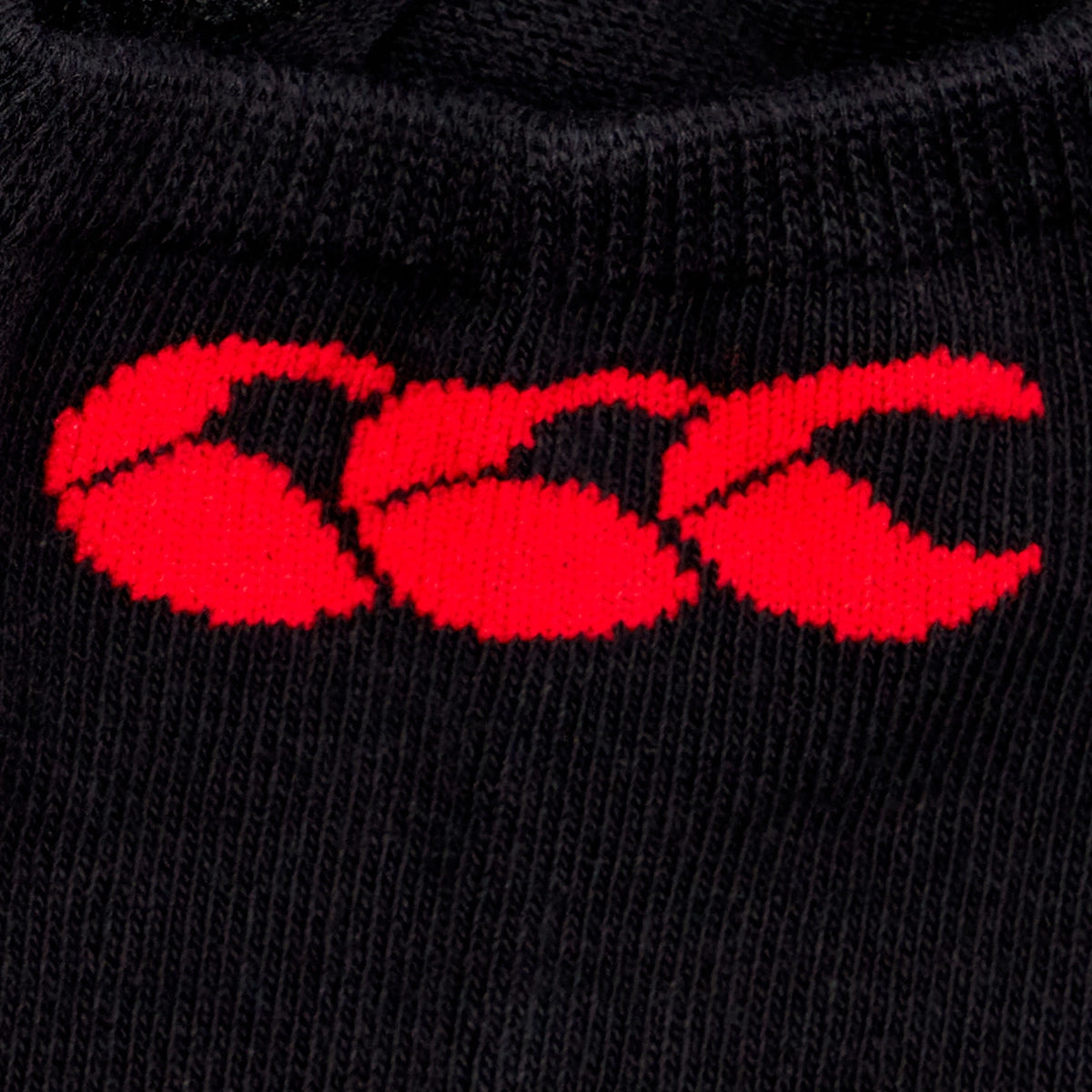 Canterbury Trainer Liner Socks 3 Pack - Black/Red Athletic Cushioned Socks for Running, Gym & Sports - Moisture Wicking Breathable Performance Socks