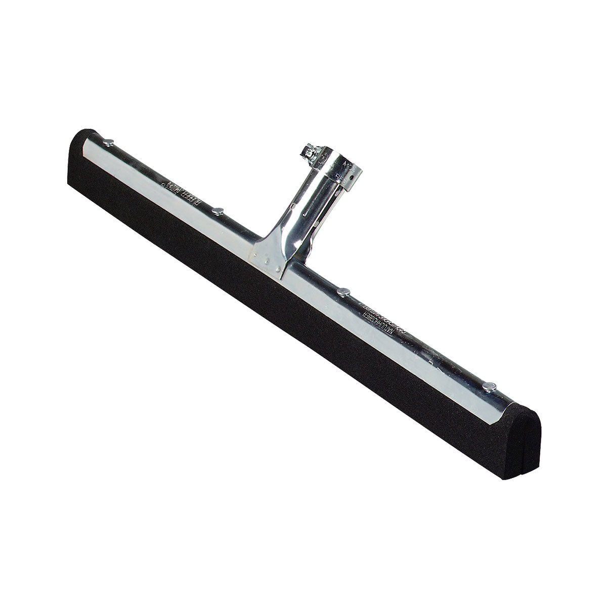 Carlisle 36631800 Straight Plated Double Foam Rubber Blade - 18 Inch Black Squeegee for Window Cleaning, Car Washing, and Floor Maintenance