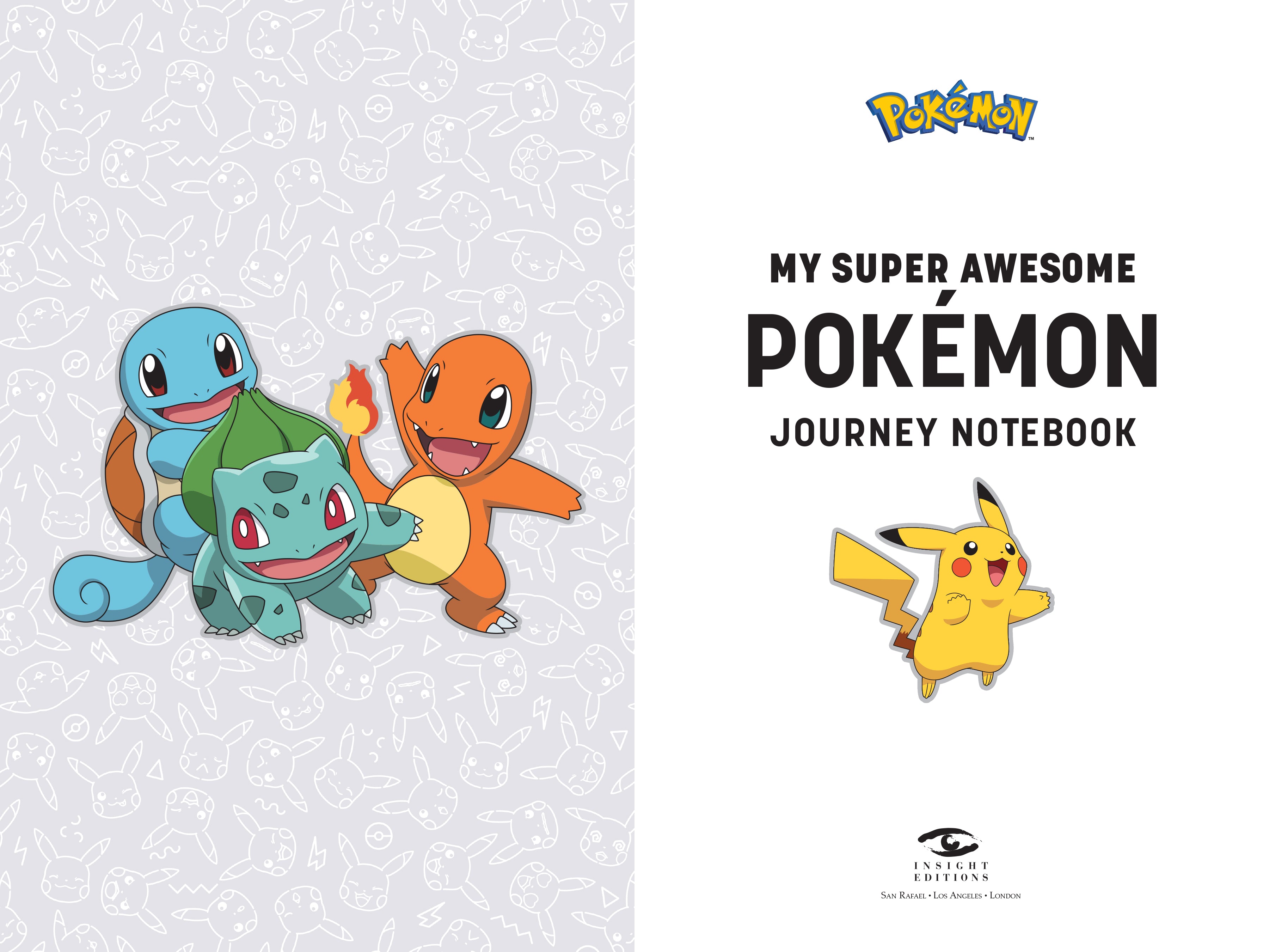 Pokemon Notebook - My Super Awesome Pokemon Journey - Perfect for Fans, Collectors & School Supplies | Great for Journaling, Note-Taking & Gift Giving