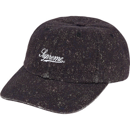 Supreme Liberty Floral 6-Panel Black Baseball Cap - Stylish Streetwear Hat for Men & Women - Perfect for Casual Outfits, Hip-Hop Fashion, and Outdoor Activities