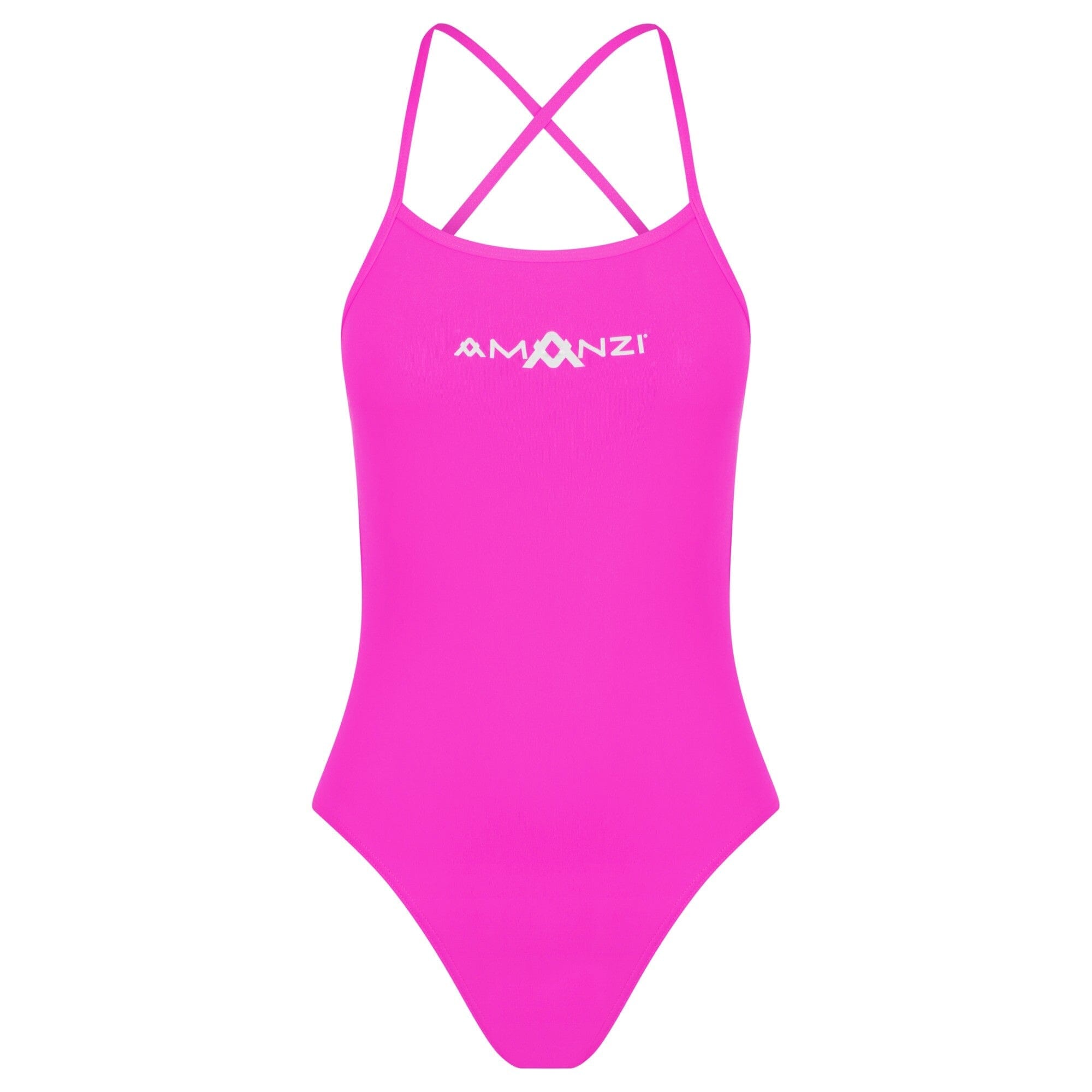 AMANZI Women's Tie Back One Piece Swimsuit - High Waisted Bathing Suit for Women, Sexy Retro Swimwear for Beach, Pool, Vacation & Summer Activities